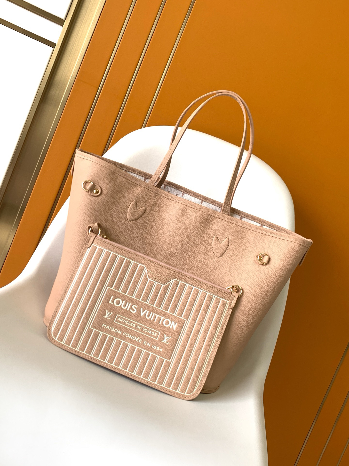 Louis Vuitton Neverfull Bandouliere Inside Out BB Tote Bag - Image 9