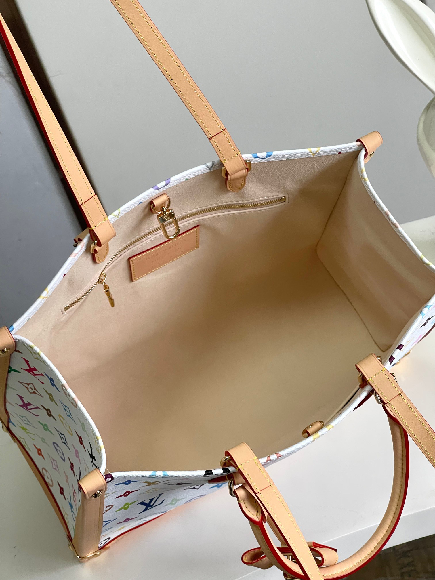 Louis Vuitton x Takashi Murakami OnTheGo MM Tote Bag - Image 9