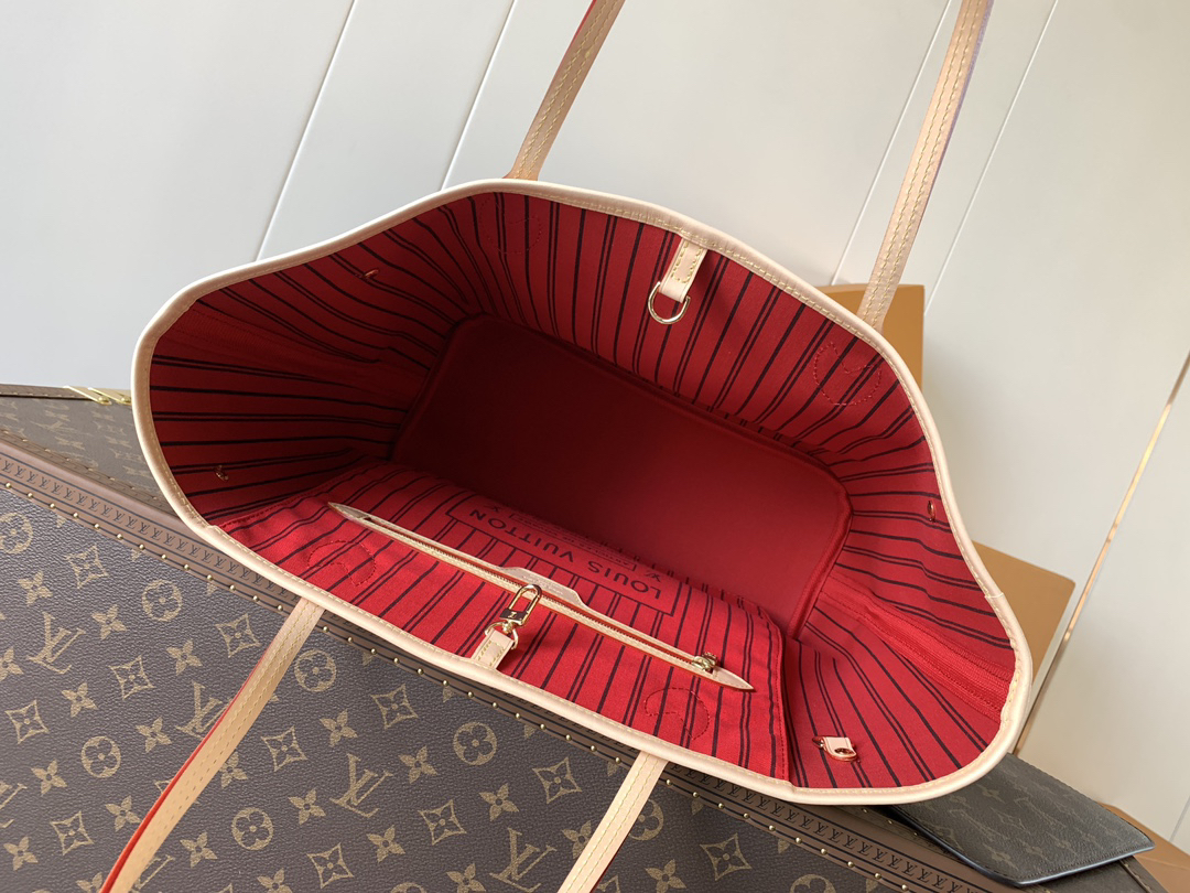 Louis Vuitton Neverfull MM Damier Ebene Tote Bag - Image 9