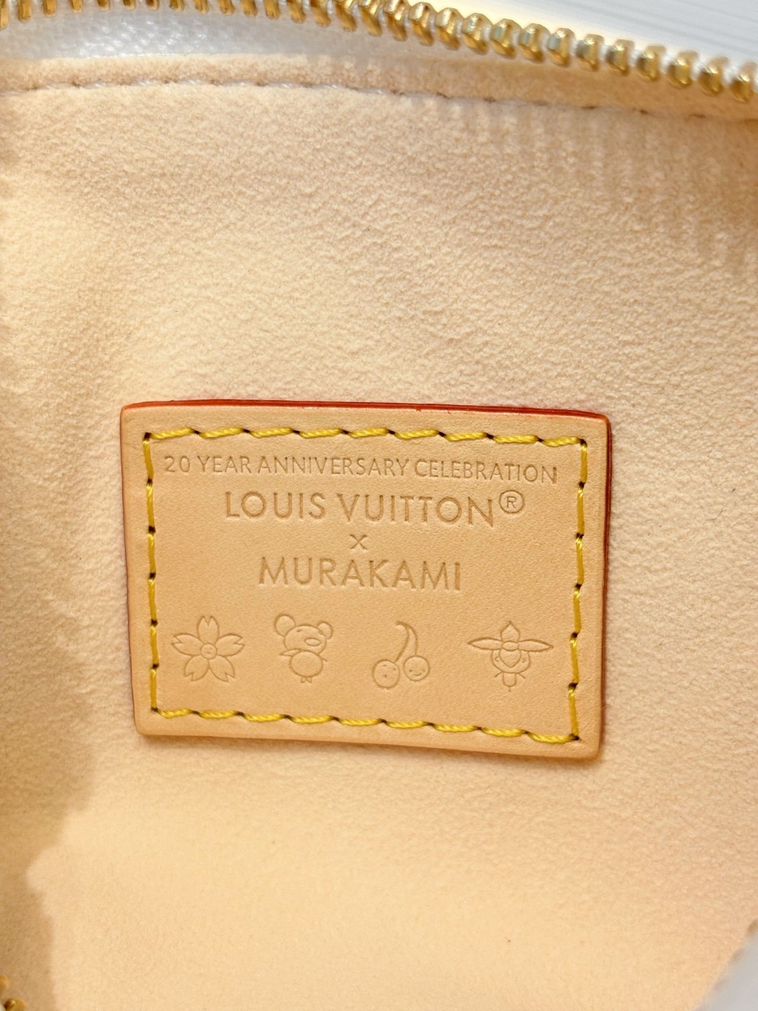 Nano Speedy Handbag, White Tricolor - Image 9