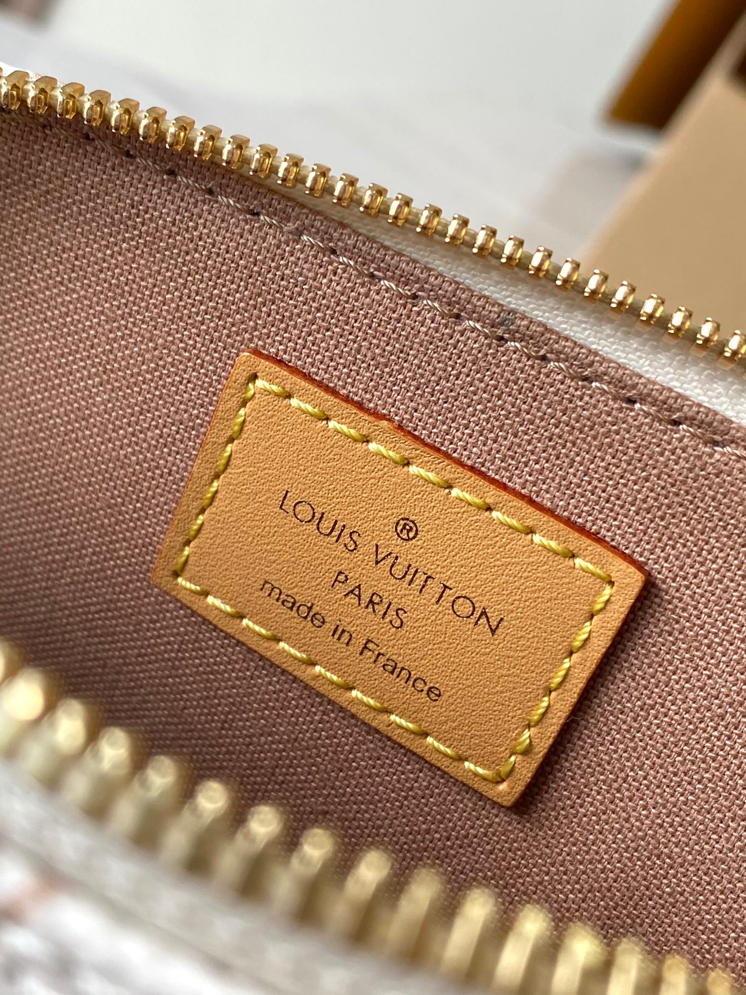 Louis Vuitton Nano Alma Handbag in Monogram Dune Canvas - Image 9