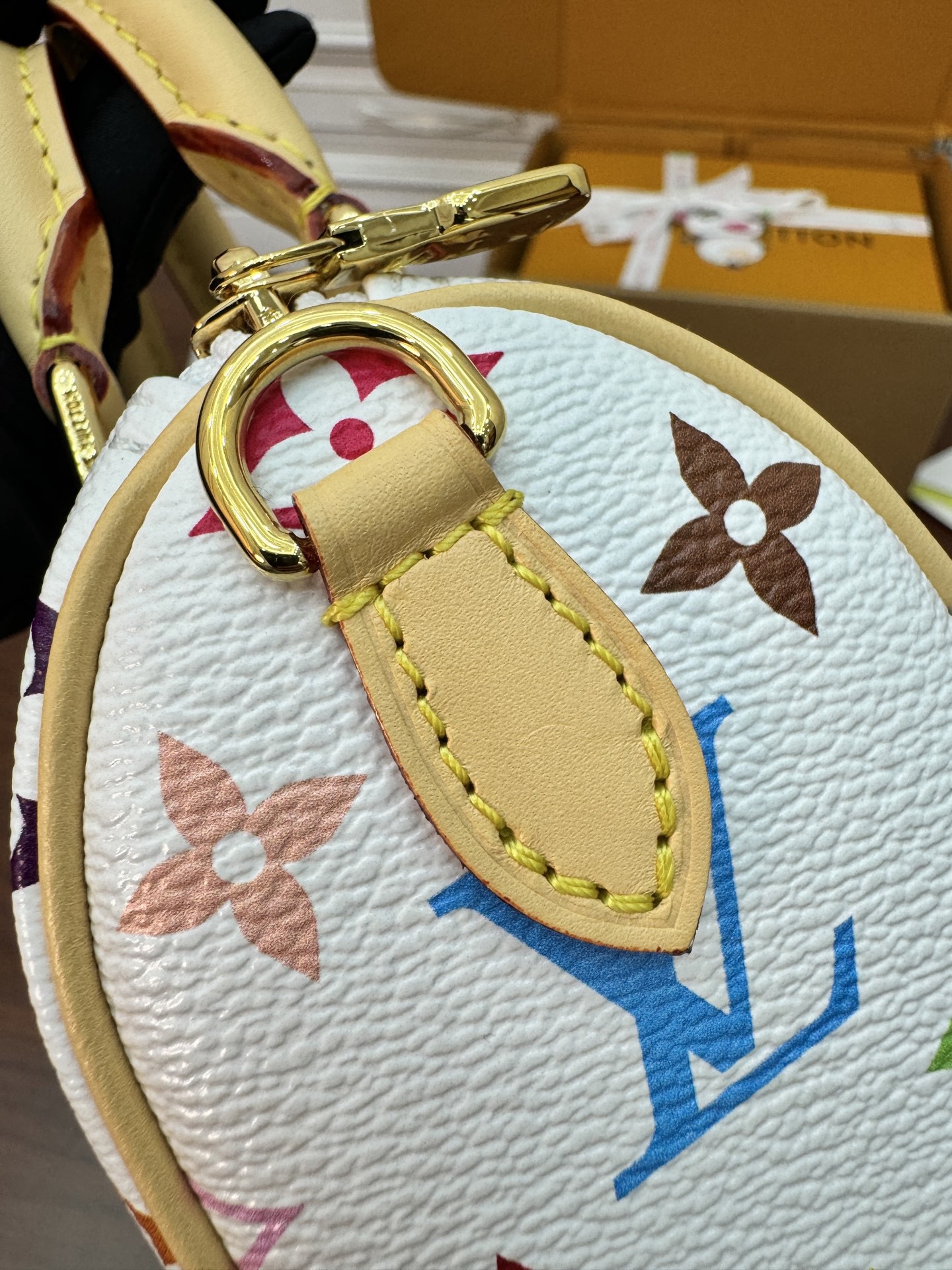 Louis Vuitton x Takashi Murakami Nano Speedy Handbag M13391 - Image 9