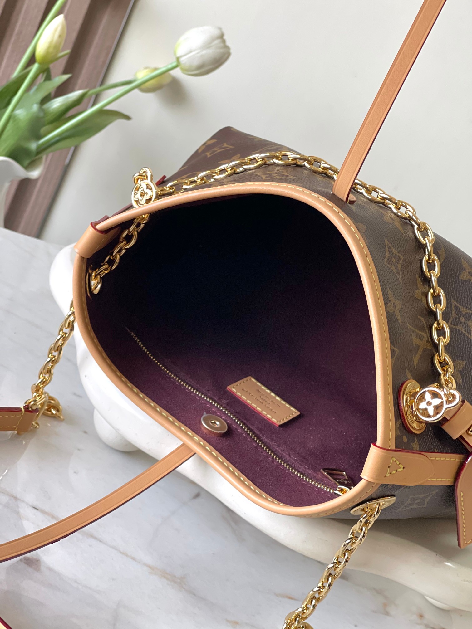 Louis Vuitton CarryAll BB Monogram Canvas Crossbody Bag - Image 9
