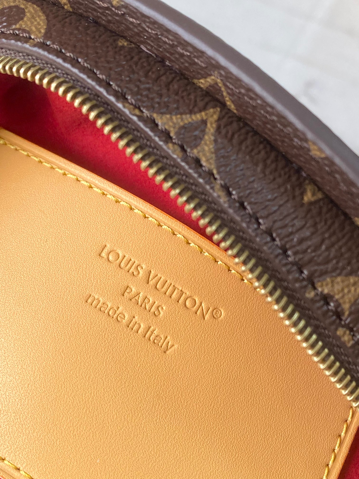 Louis Vuitton LV FAN Leather Crossbody Bag - Image 9