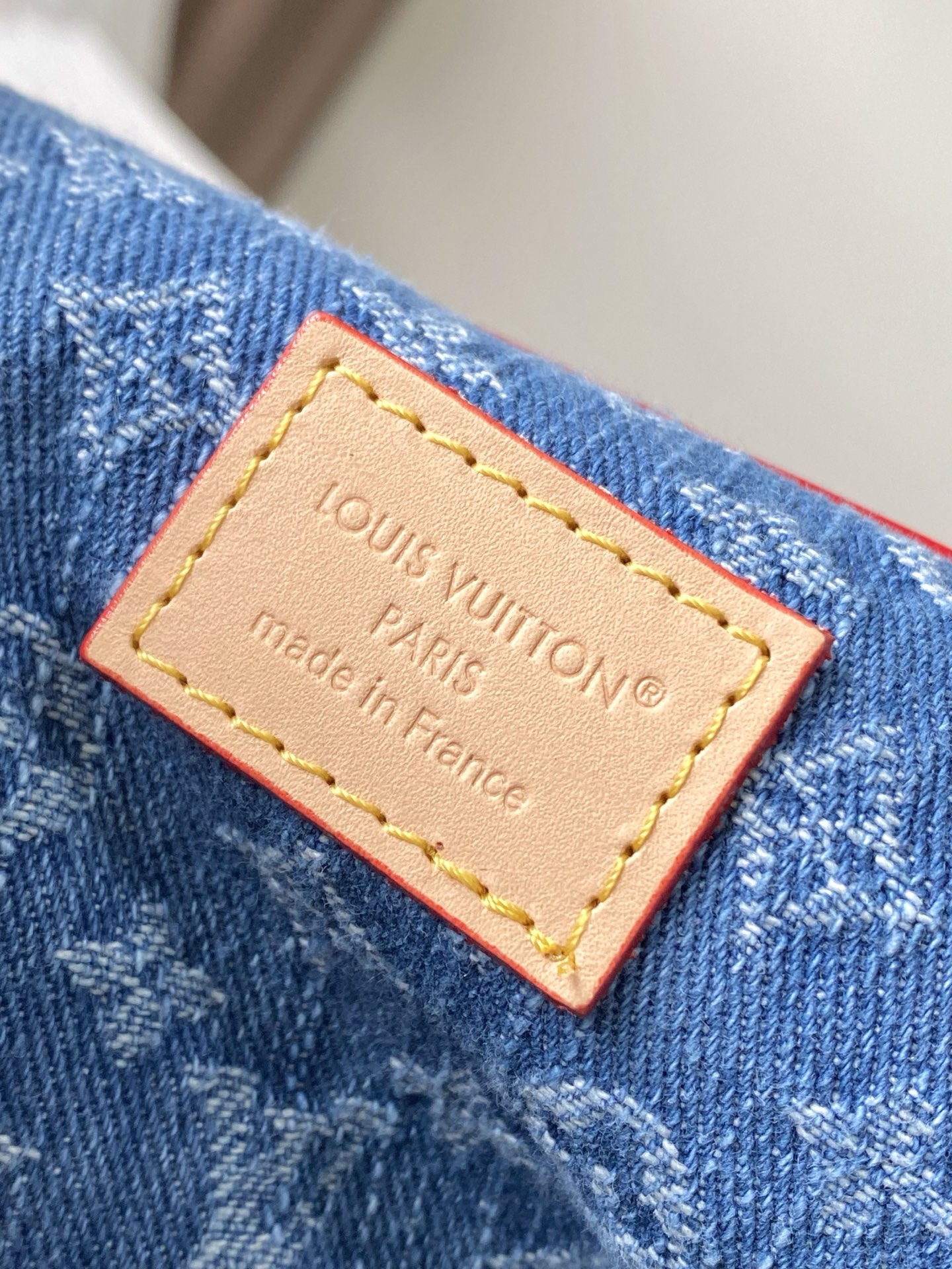 Louis Vuitton Keepall Bandoulière 45 Denim Travel Bag - Image 9