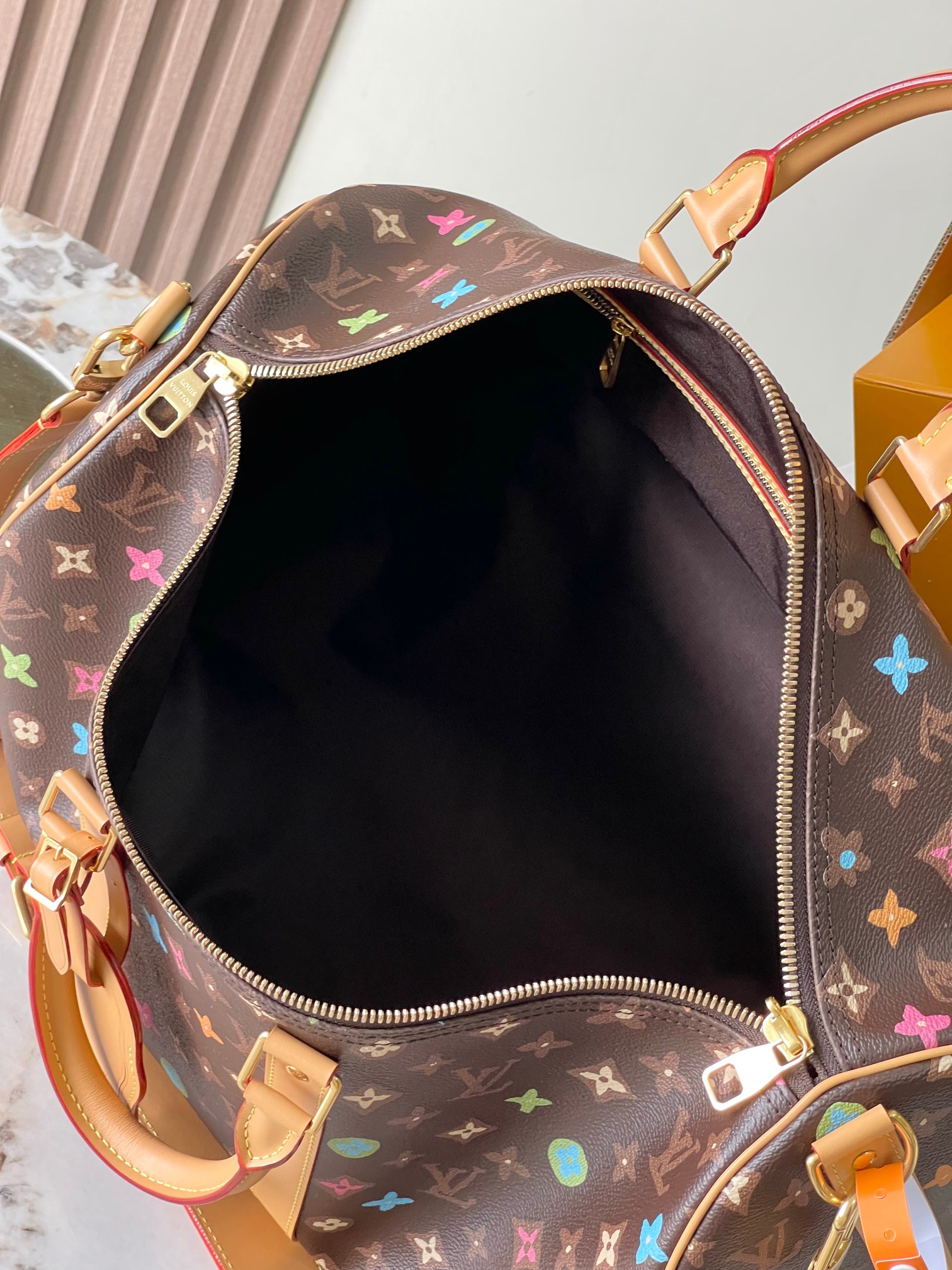 Louis Vuitton x Yayoi Kusama Keepall 45 Travel Bag - Image 9