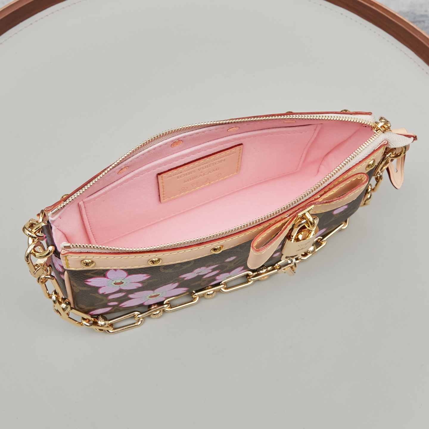 Louis Vuitton M13666 Pochette Cherry Blossom Monogram Clutch - Image 9
