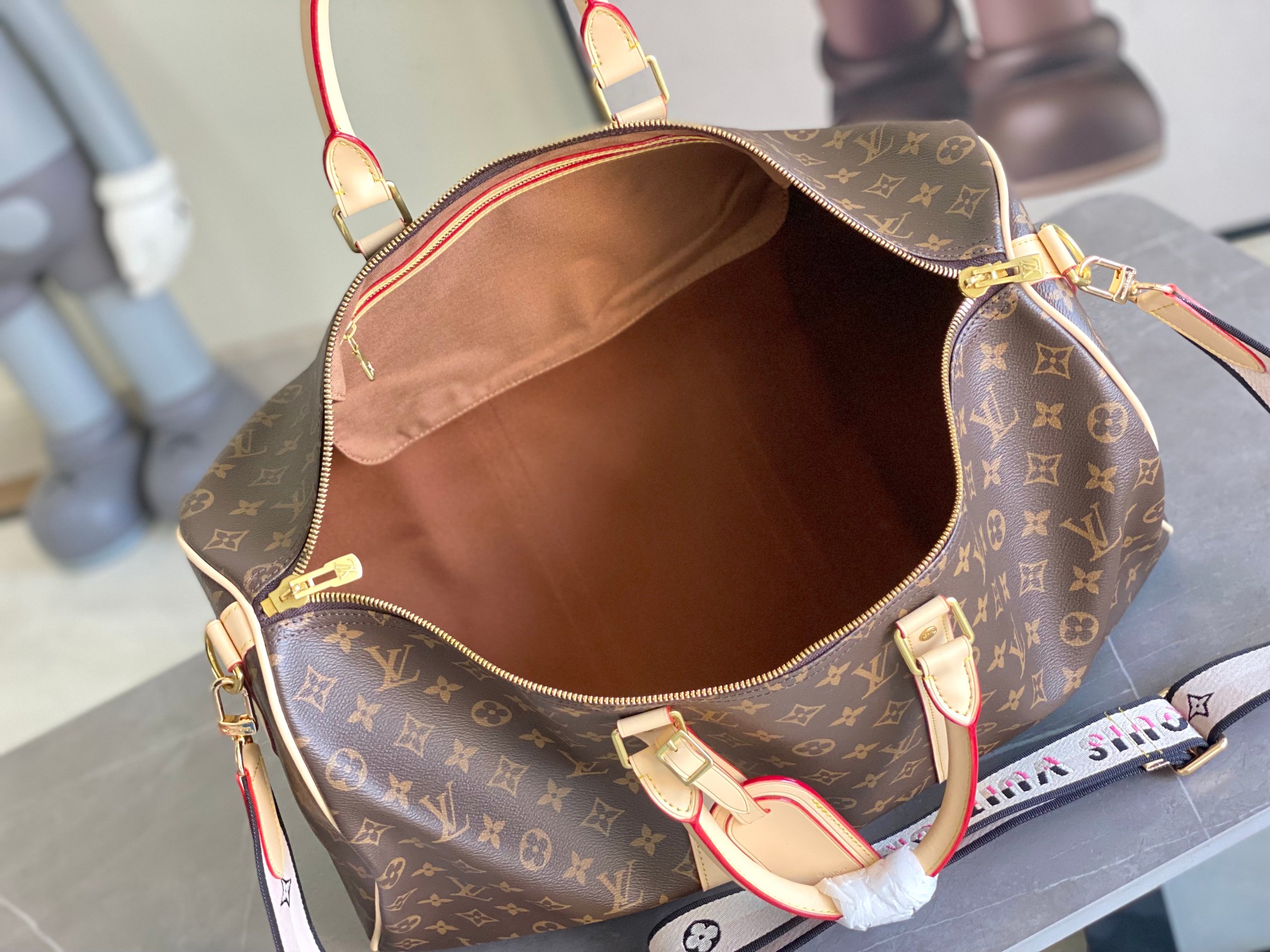 Louis Vuitton Keepall Monogram Travel Bag - Image 9