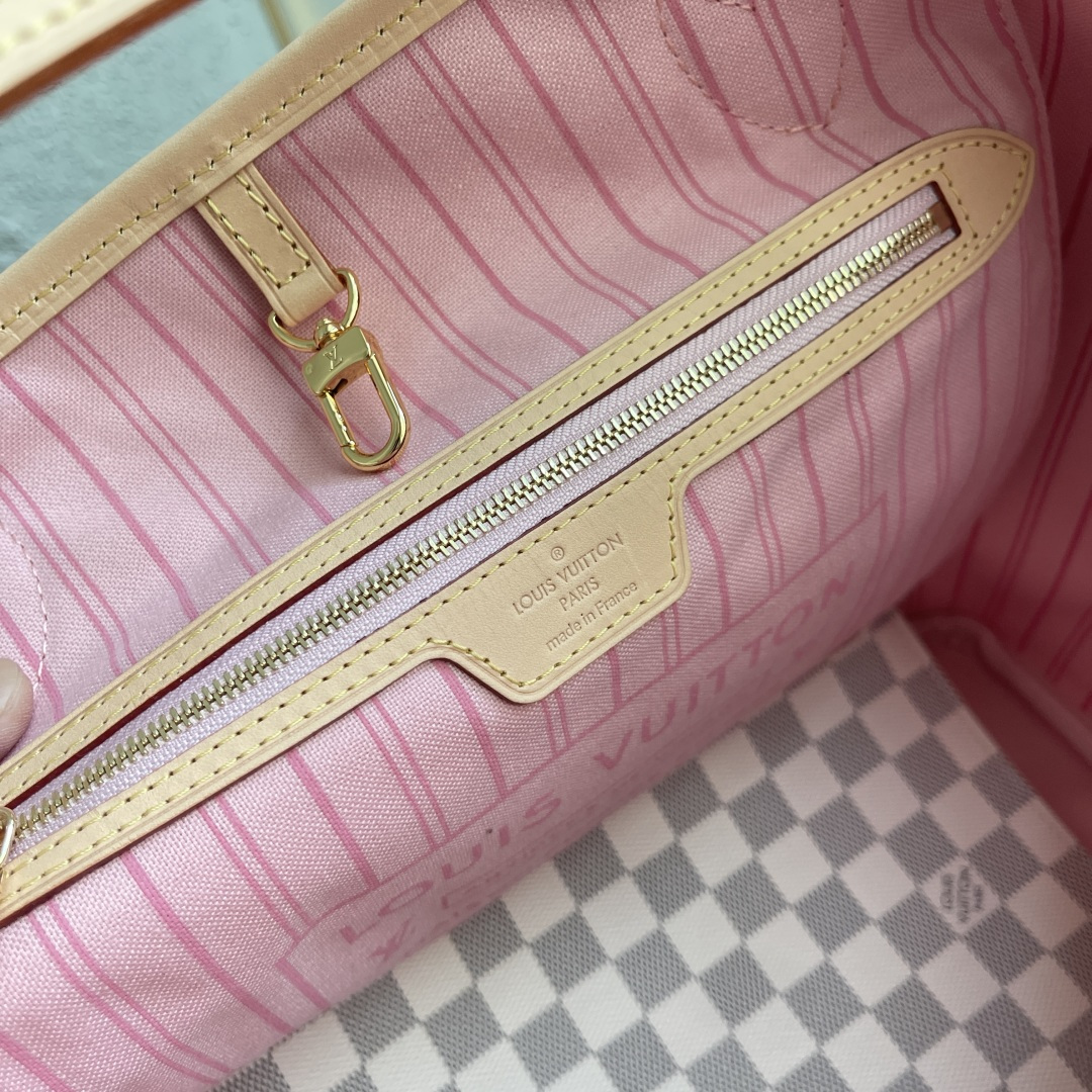 Louis Vuitton Neverfull MM Tote Bag in Damier Ebene Canvas - Image 9