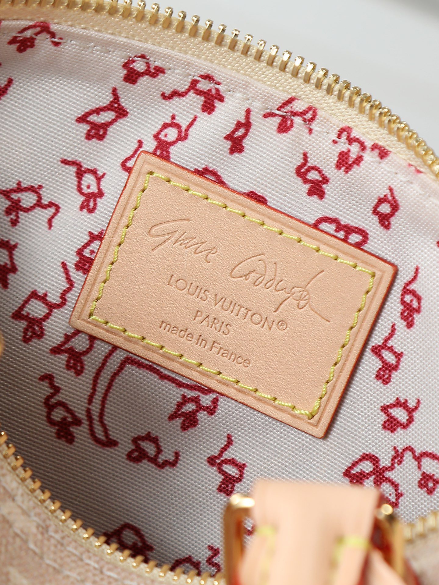 Louis Vuitton Speedy 20 Bandoulière Meowgram Handbag - Image 9