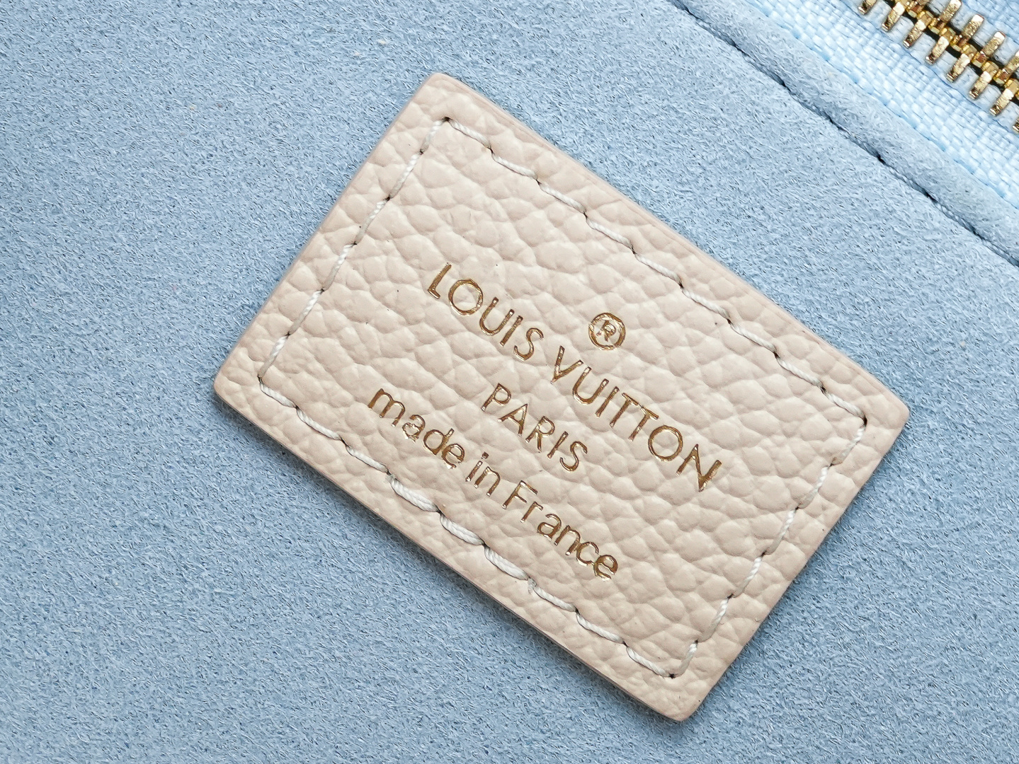 Louis Vuitton OnTheGo Small Tote Bag in Bicolor Monogram Empreinte Leather - Image 9