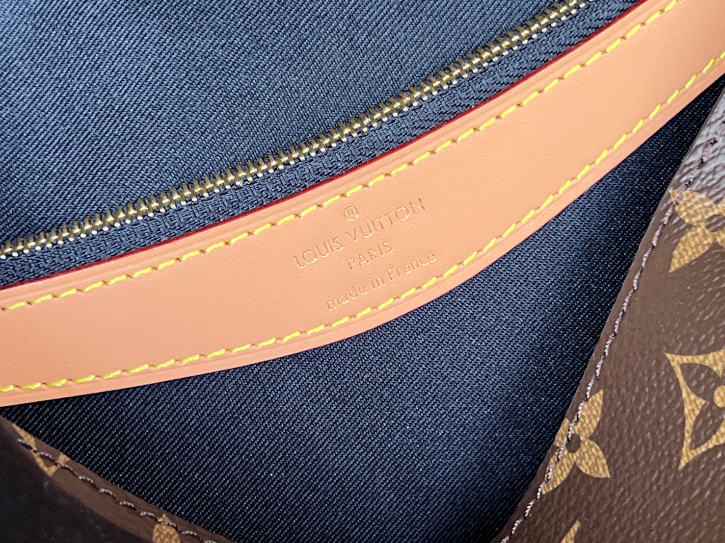 DIANE M45985 Monogram Leather Crossbody Bag - Image 9
