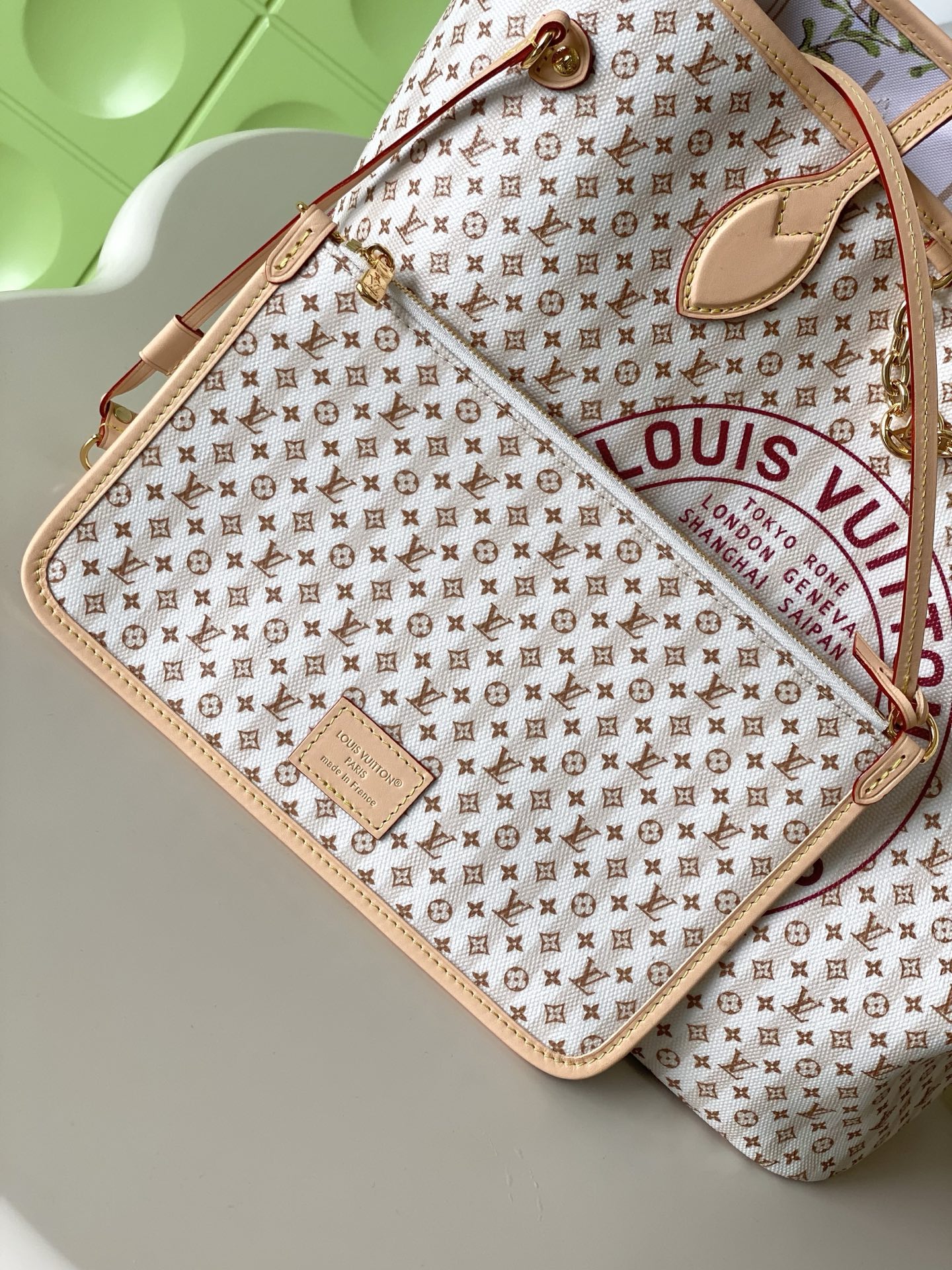 Louis Vuitton LV Stamp Neverfull MM Tote Bag M29483 - Image 9