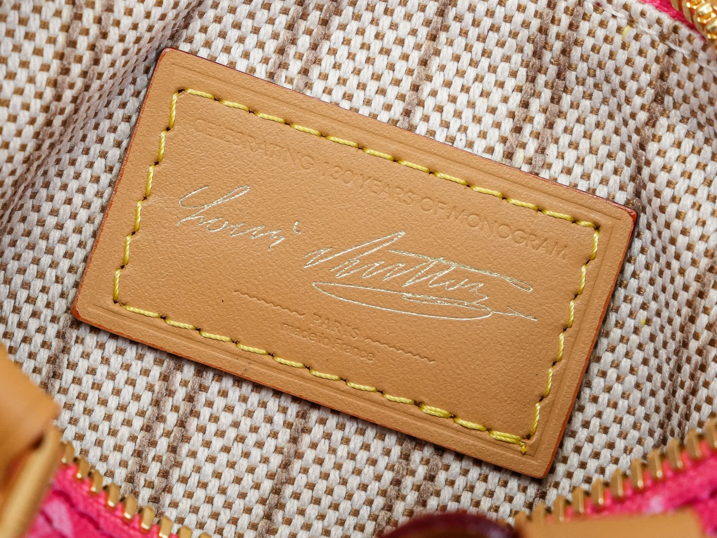 Louis Vuitton Nano Speedy Handbag in Red Monogram Canvas - Image 9