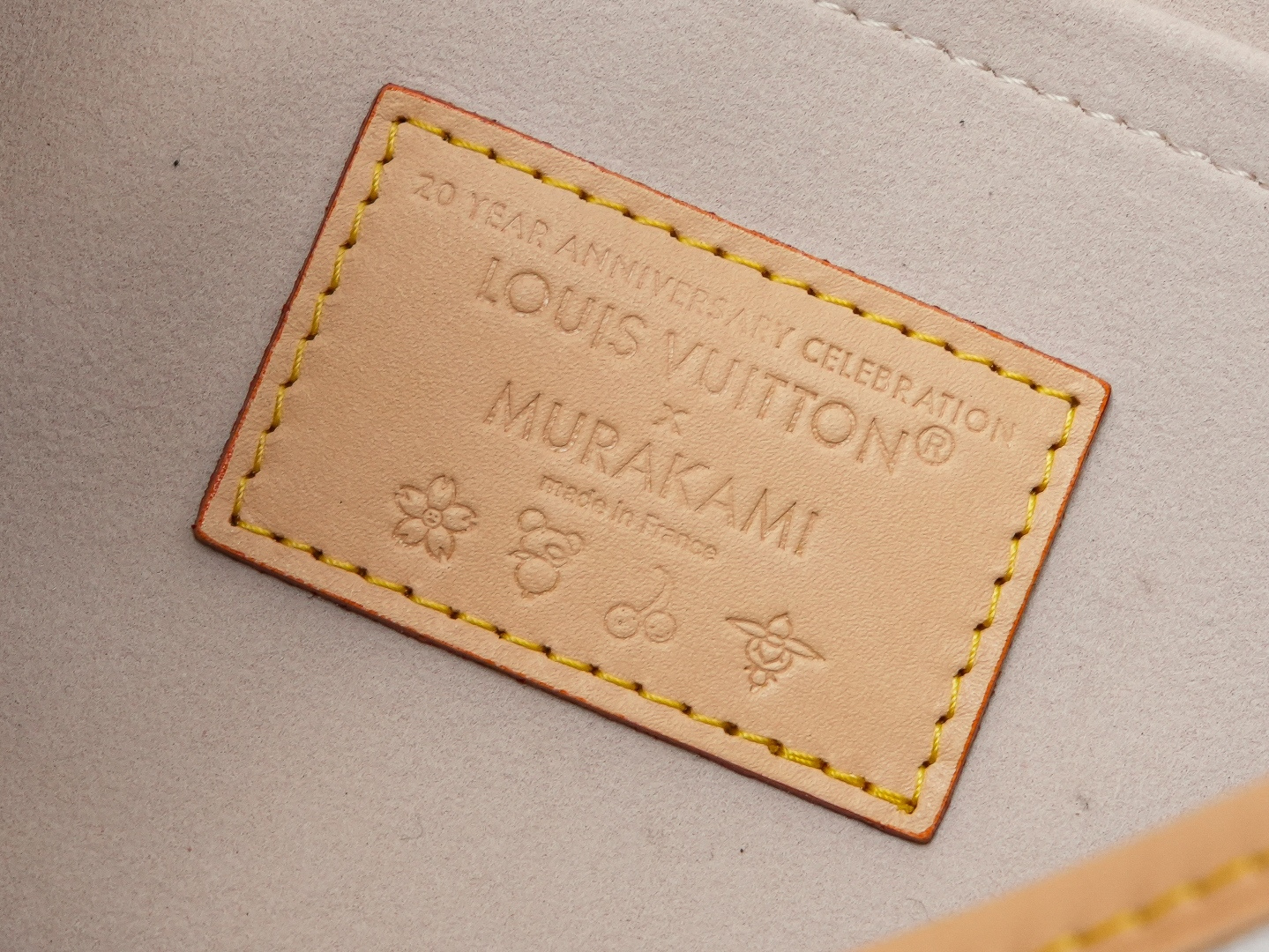 Louis Vuitton x Takashi Murakami Carryall East West Bag in Monogram Canvas - Image 9
