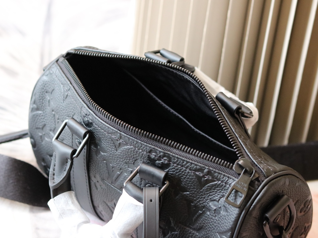 Louis Vuitton Keepall Mini Taurillon Monogram Leather Crossbody Bag - Image 9