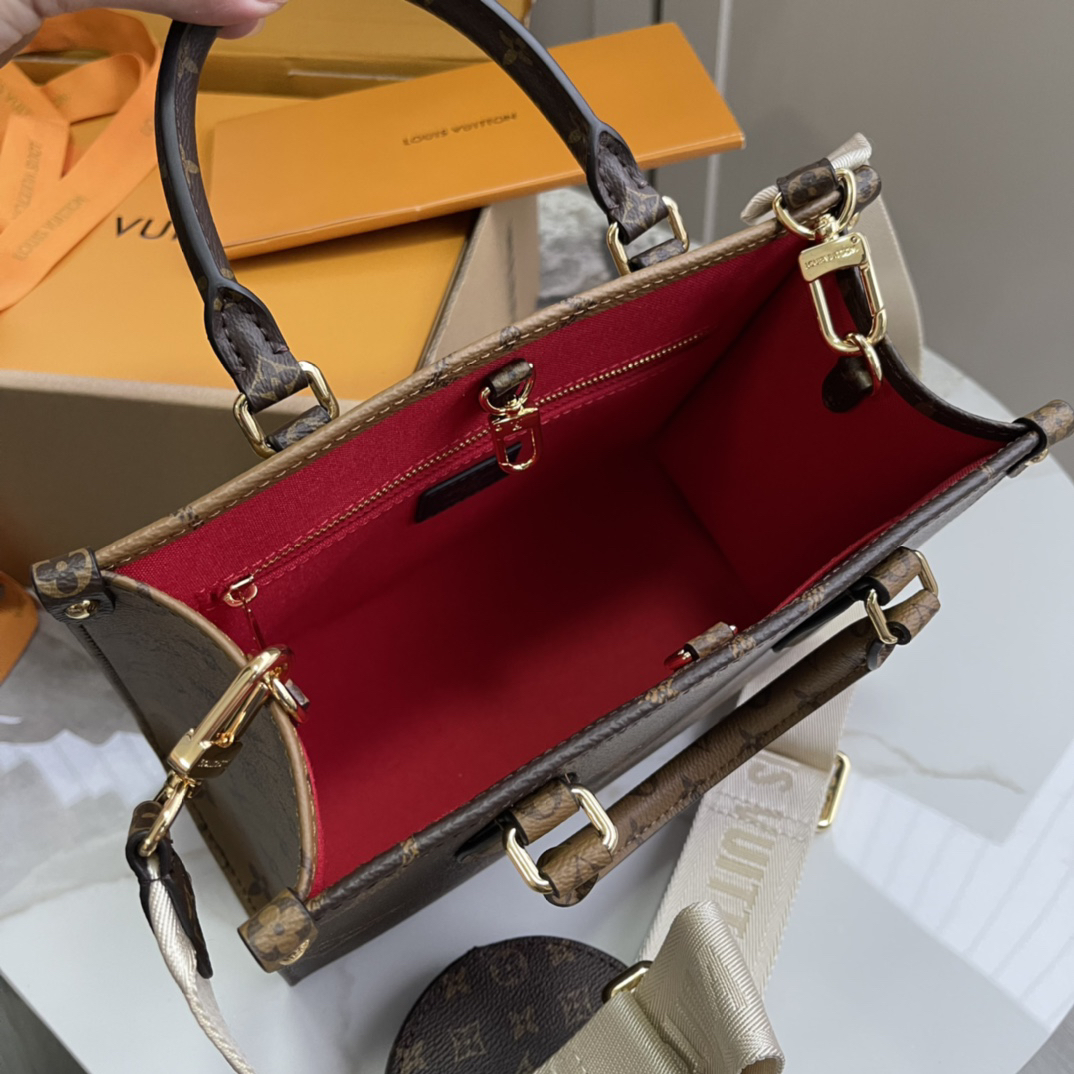 Louis Vuitton OnTheGo PM Monogram Reverse Tote Bag - Image 9