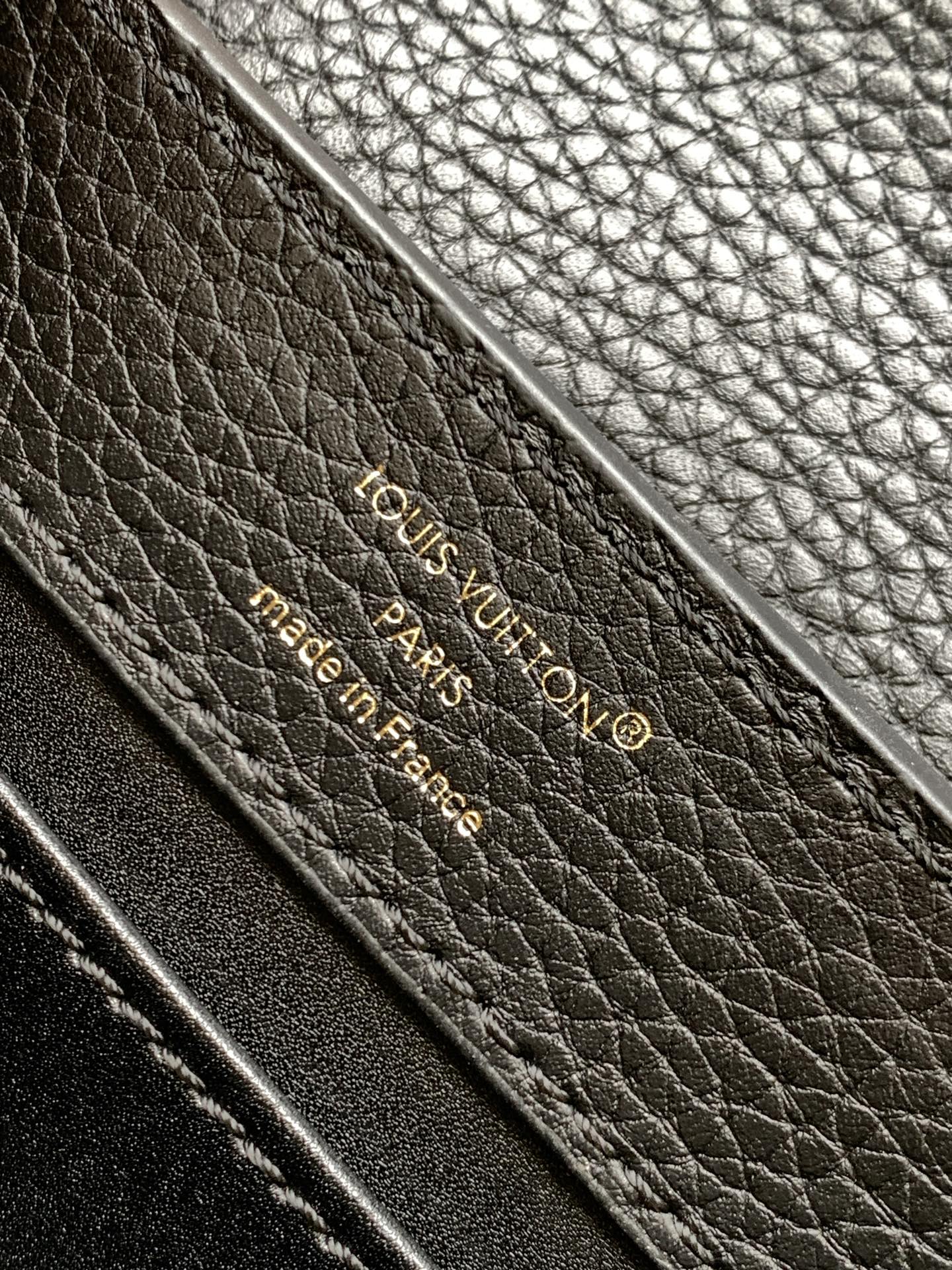 Louis Vuitton Capucines East West Mini Handbag M24671 in Black - Image 9