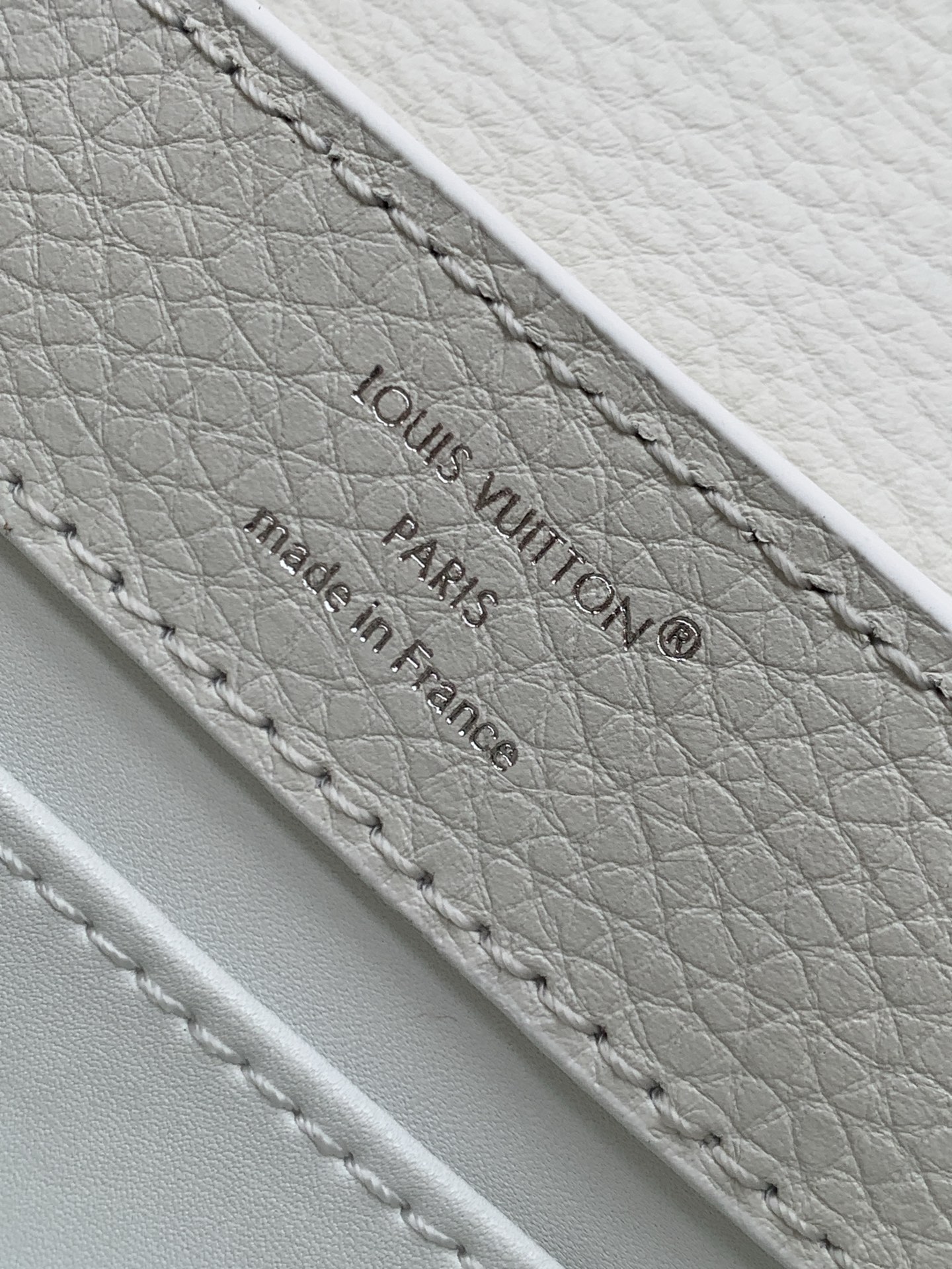 Louis Vuitton Capucines East West Mini Handbag M24671 in White - Image 9