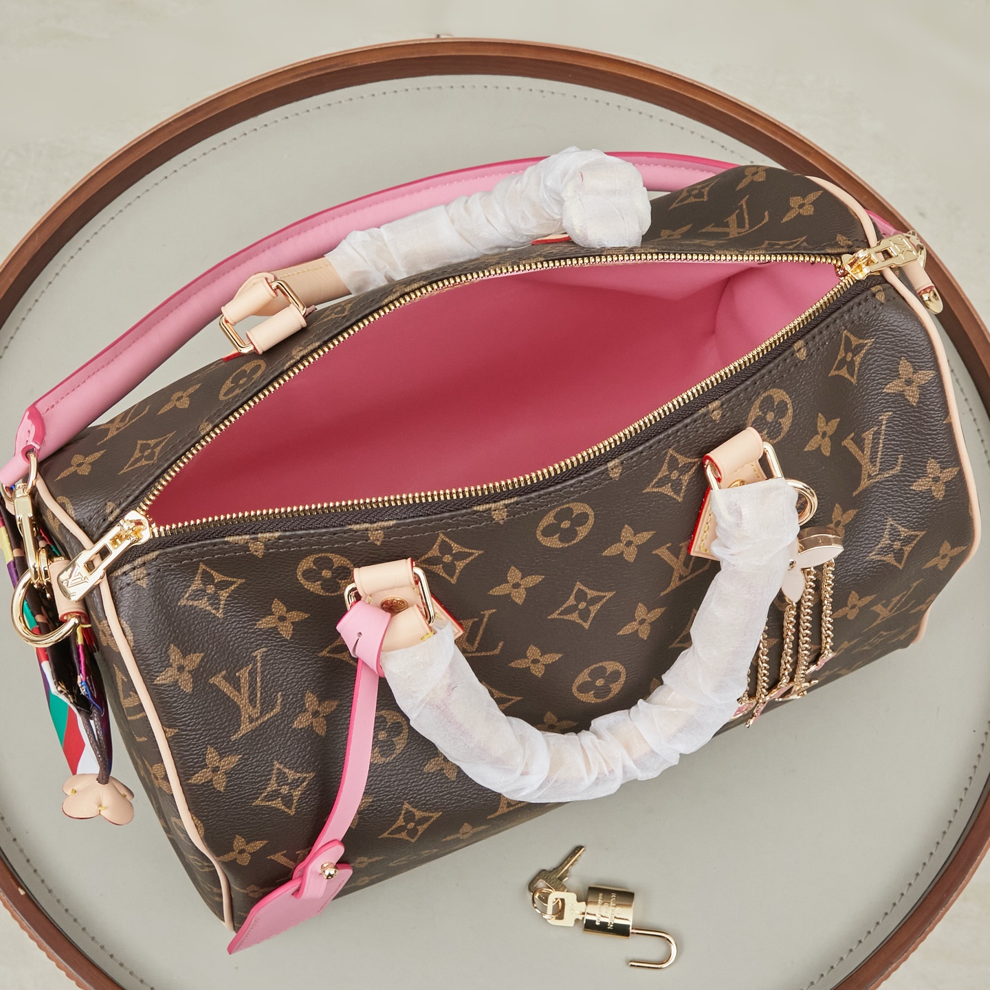 Louis Vuitton Speedy Soft 30 Boho Monogram Handbag - Image 9