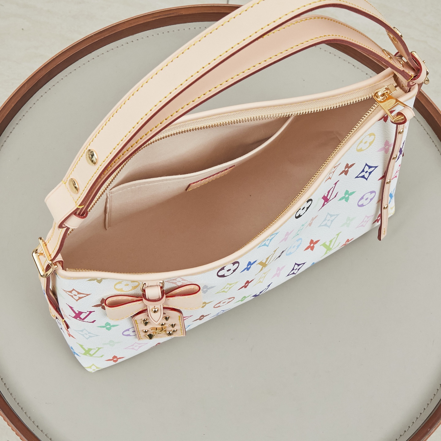 Louis Vuitton x Takashi Murakami Carryall East West Bag - Image 9