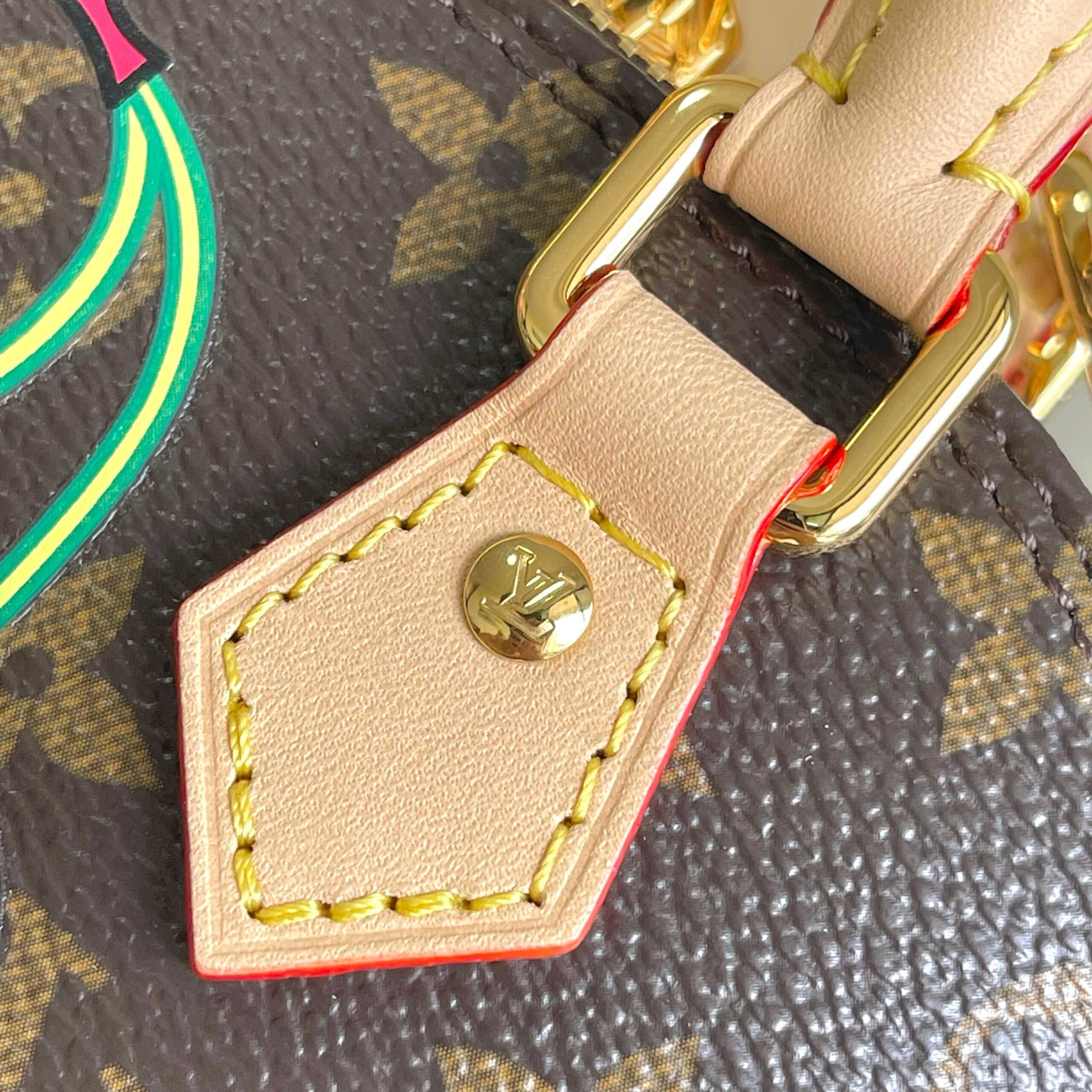 Louis Vuitton Nano Alma Cherry Monogram Handbag - Image 9