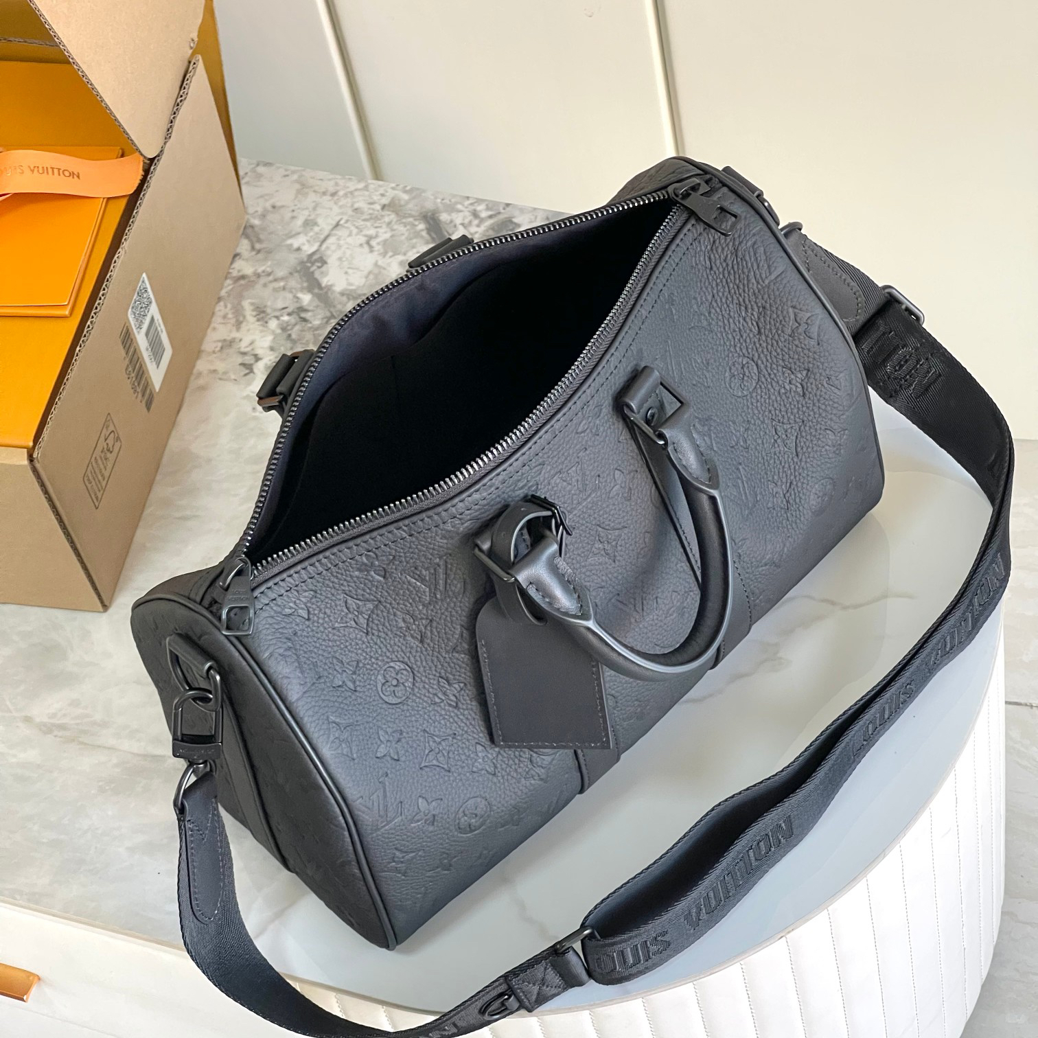 Louis Vuitton Keepall Bandouliere 35 Travel Bag - Image 9