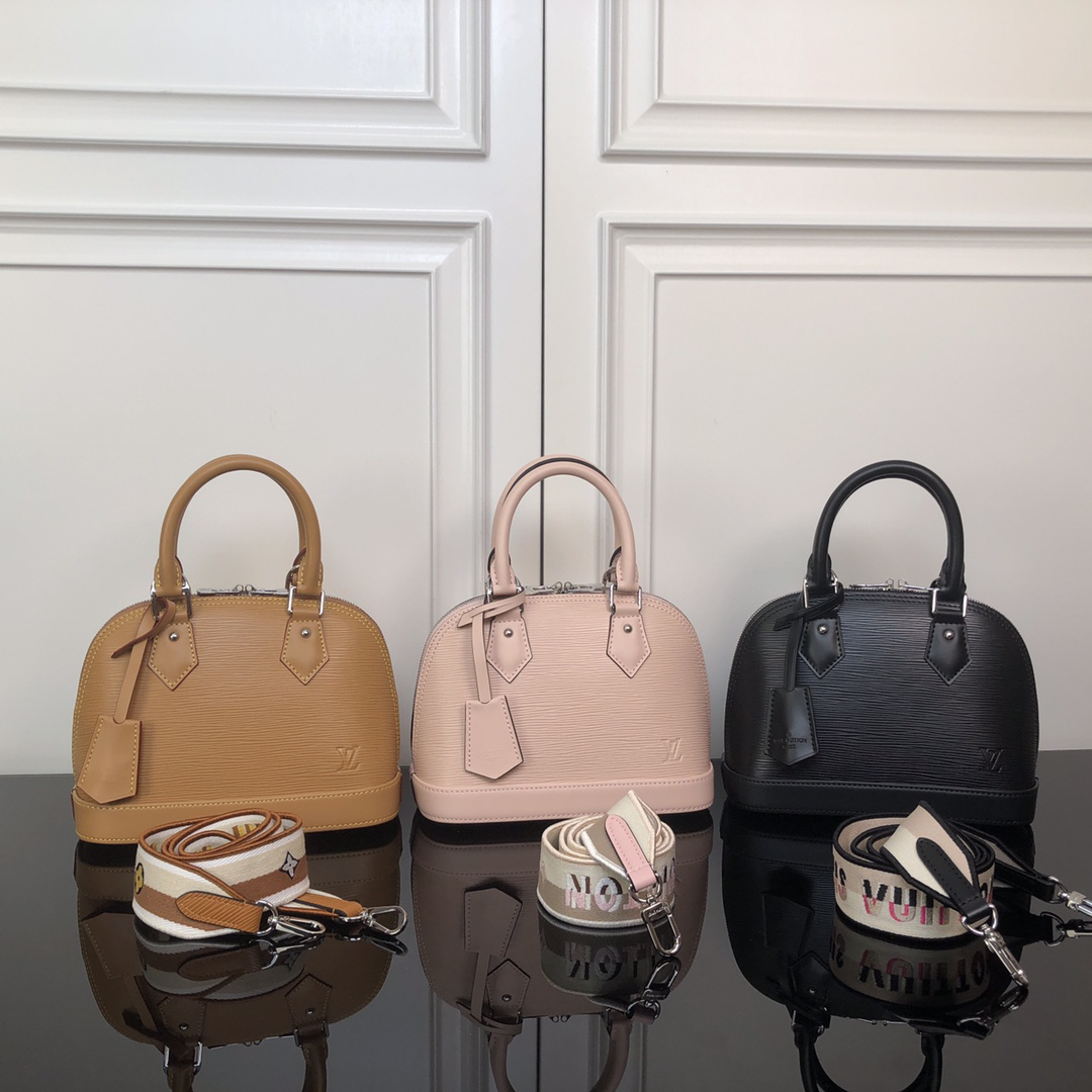 Louis Vuitton Alma BB Handbag M59217 in Black Epi Leather - Image 9