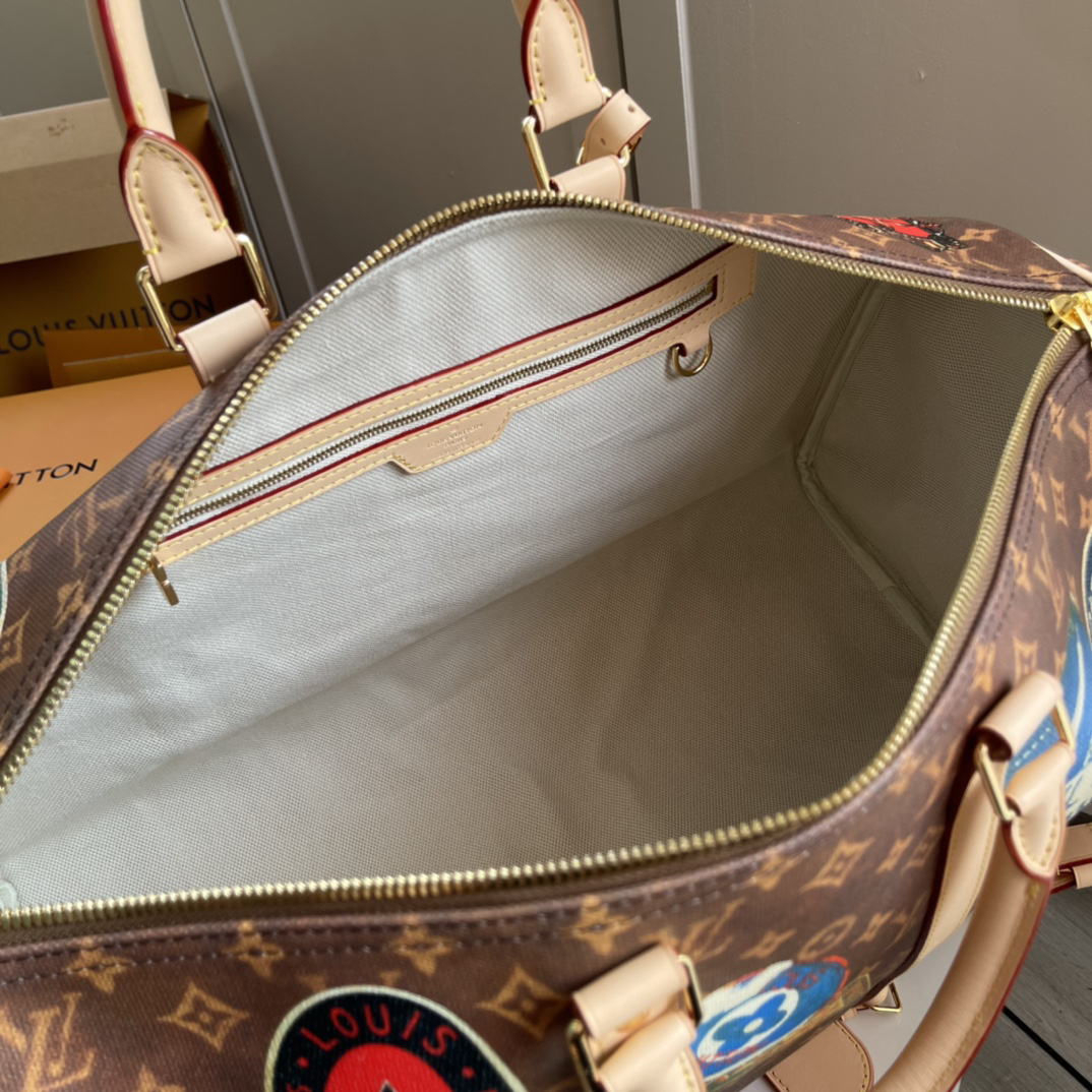 Louis Vuitton Keepall Bandoulière 45 Travel Bag - Image 9