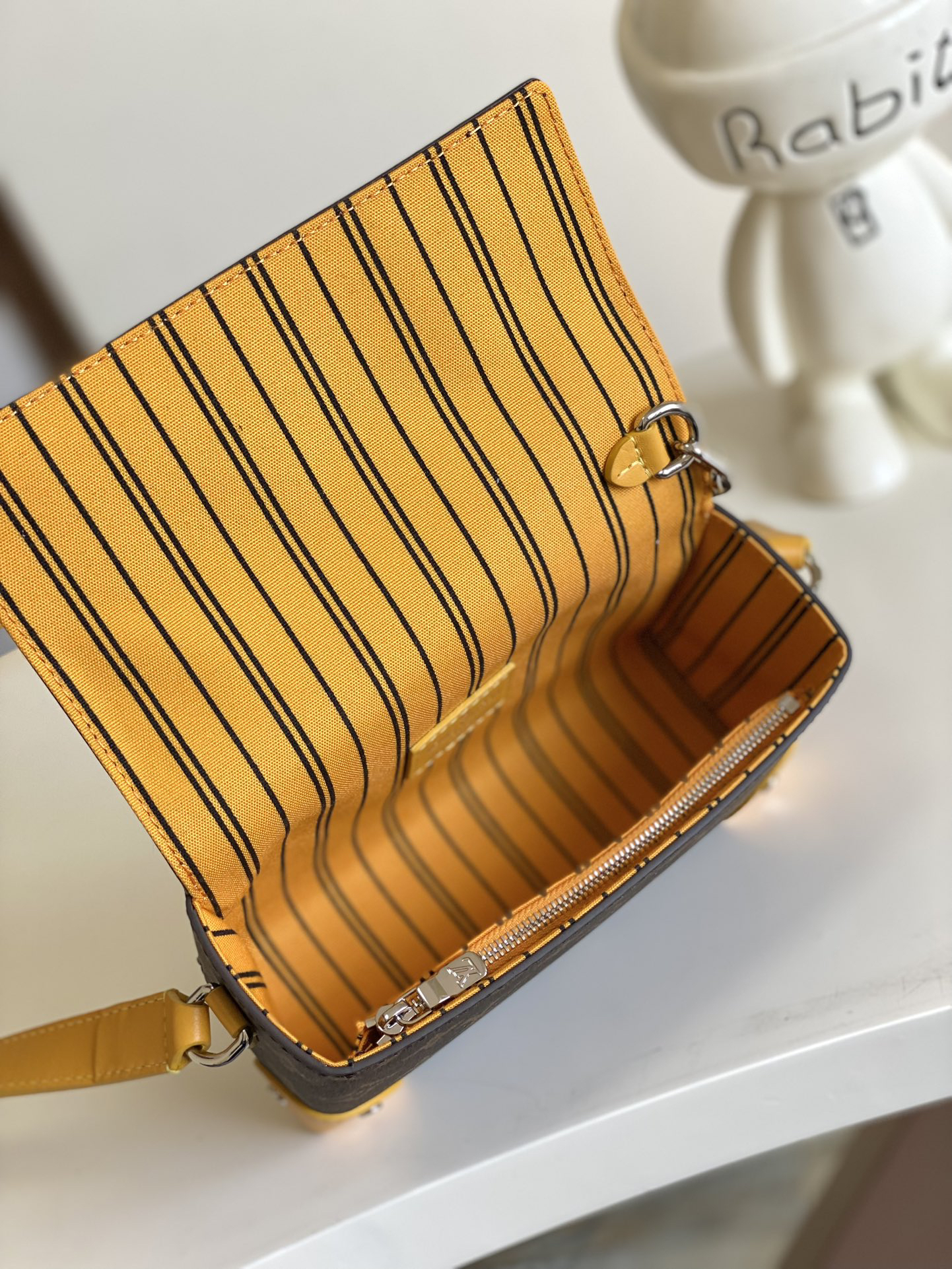 Louis Vuitton Steamer Mini Crossbody Bag in Monogram Eclipse Canvas - Image 9