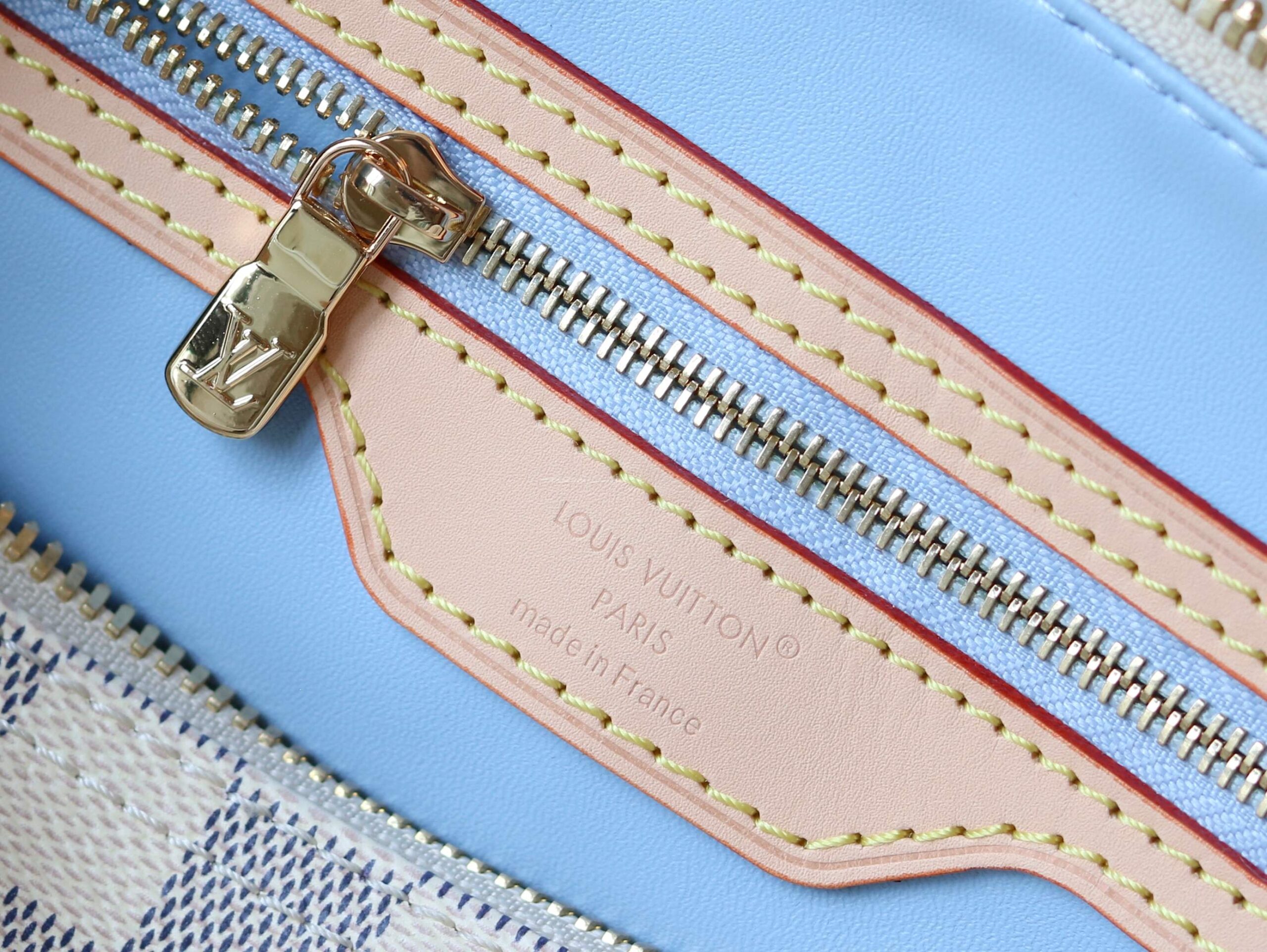 Louis Vuitton Speedy Bandouliere 30 Handbag in Damier Azur Canvas - Image 9