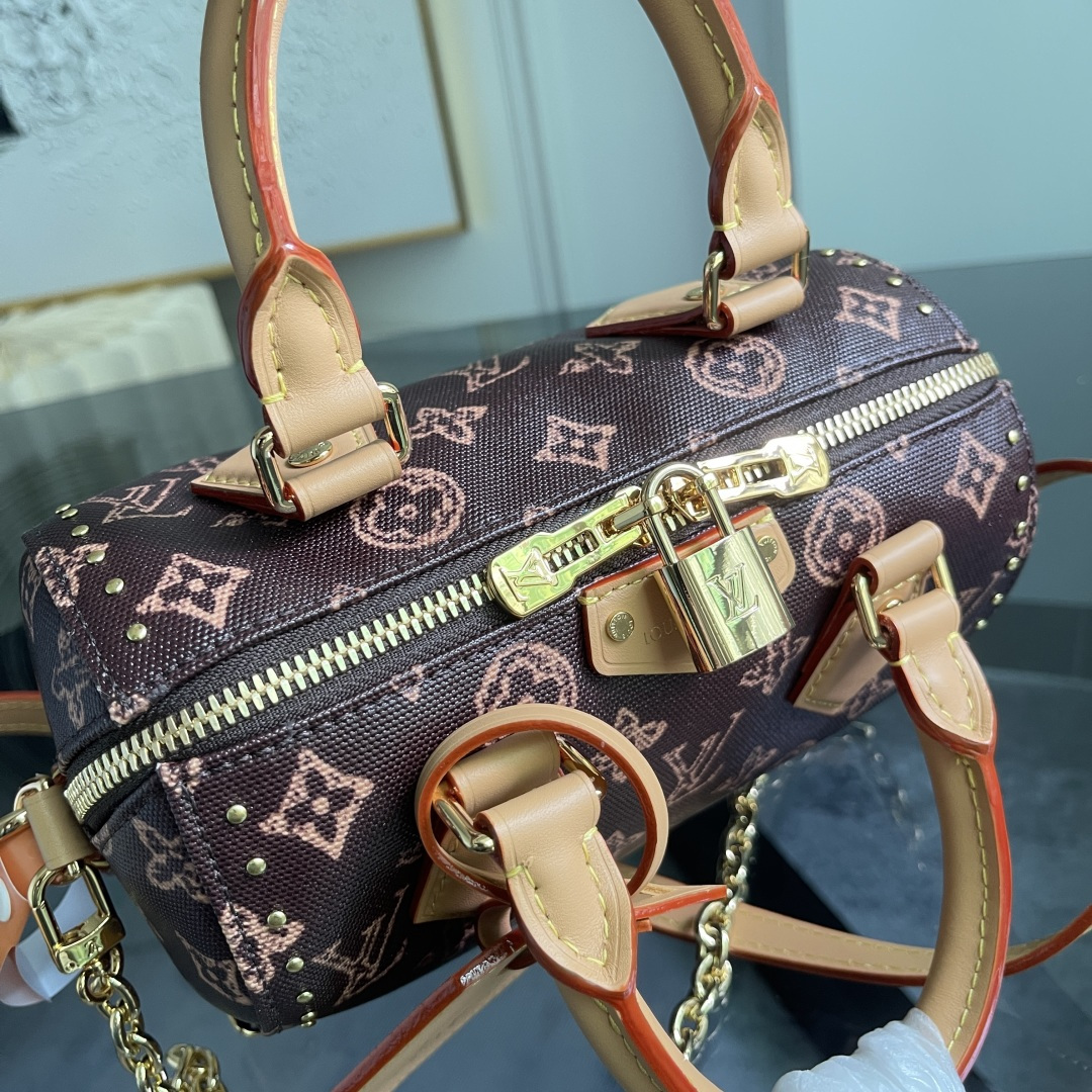 Louis Vuitton Speedy Trunk 20 Monogram Origine Handbag - Image 9