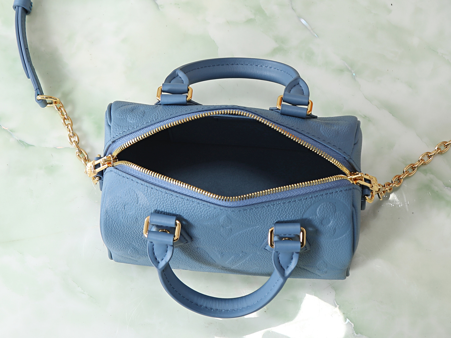 Louis Vuitton Speedy Bandoulière 20 Monogram Empreinte Leather Bag - Image 9