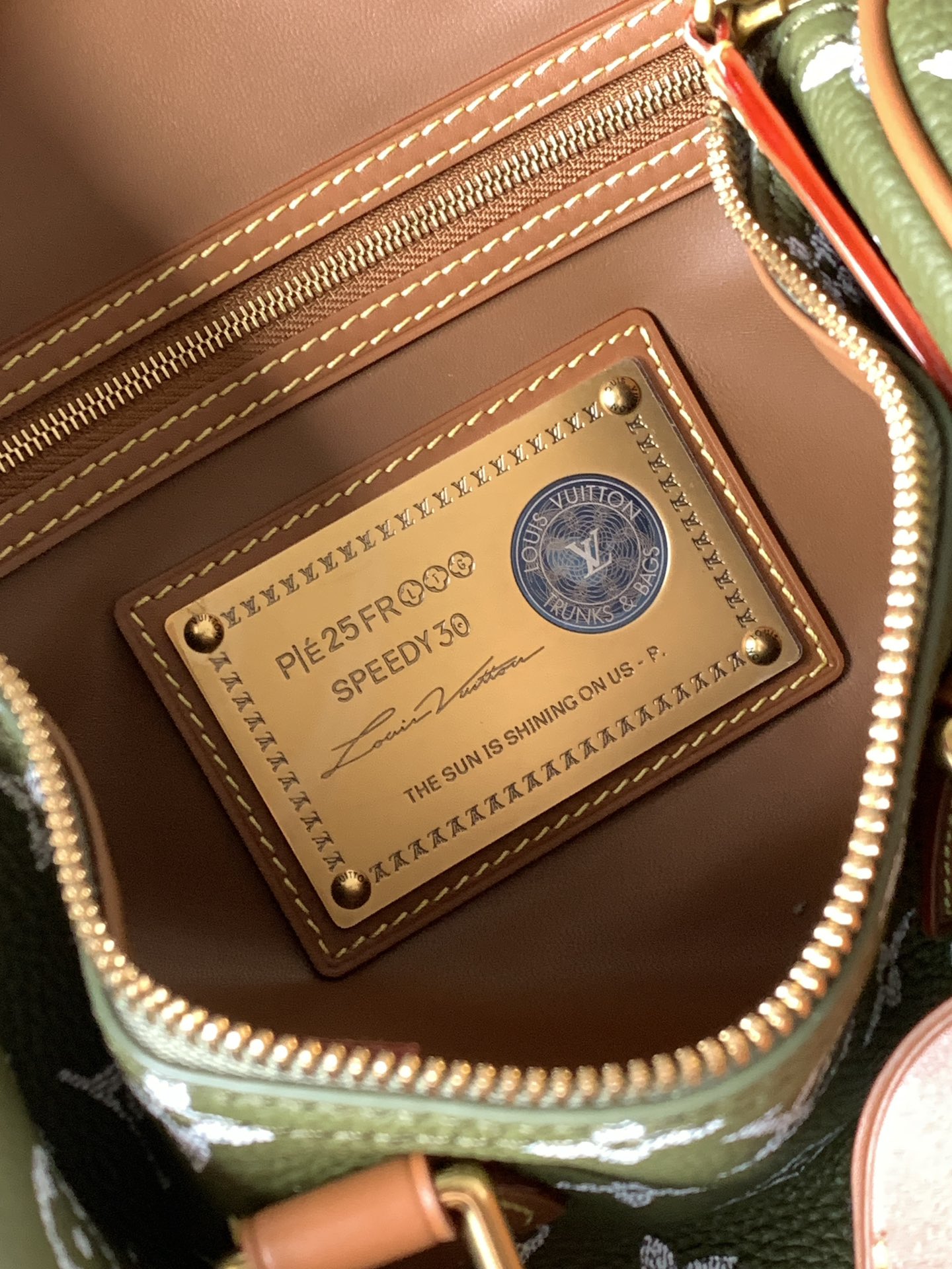 Louis Vuitton Speedy P9 Bandoulière 30 Monogram Leather Handbag - Image 9