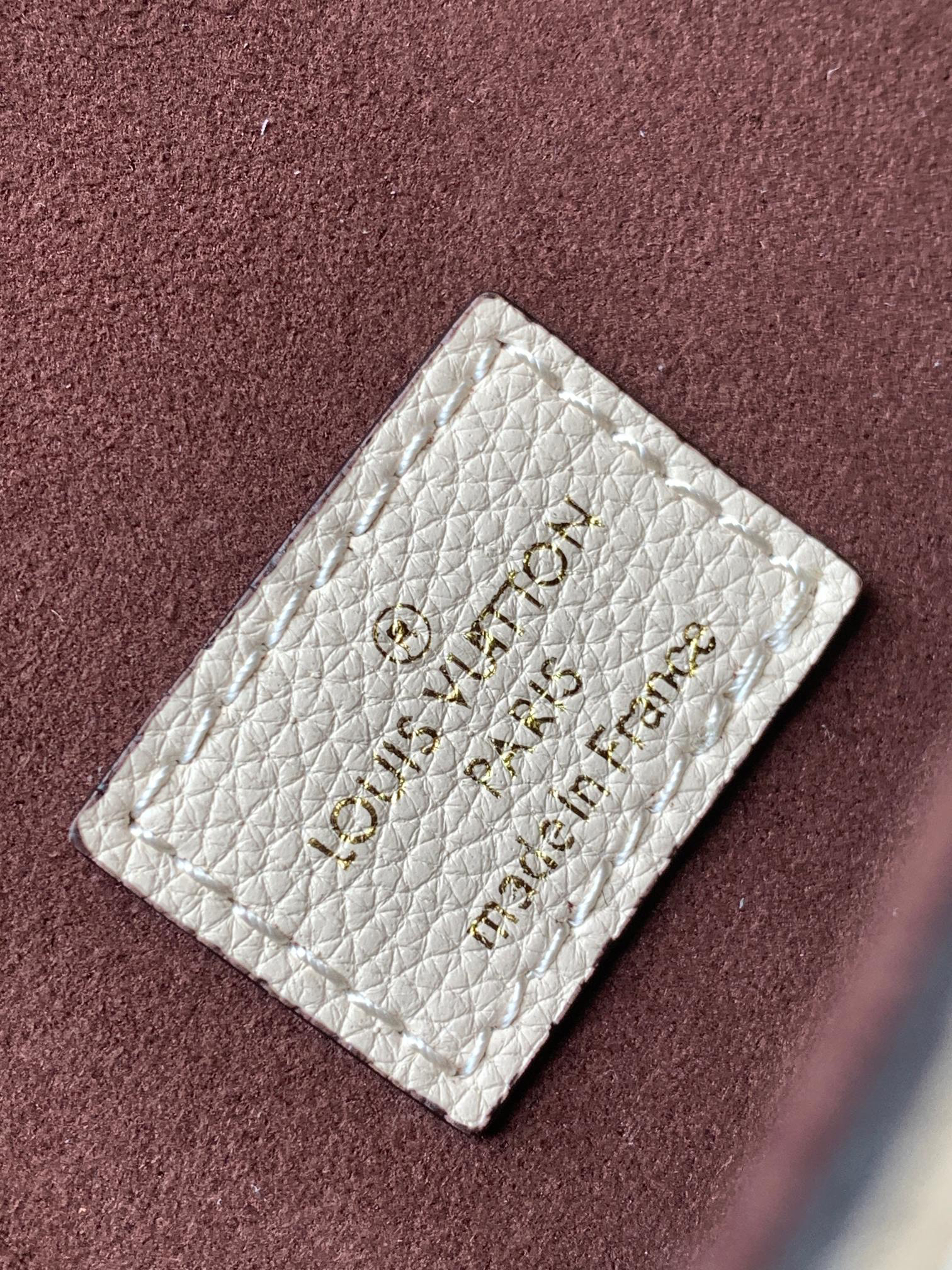 Louis Vuitton Nano Diane Handbag in Monogram Empreinte Leather - Apricot - Image 9
