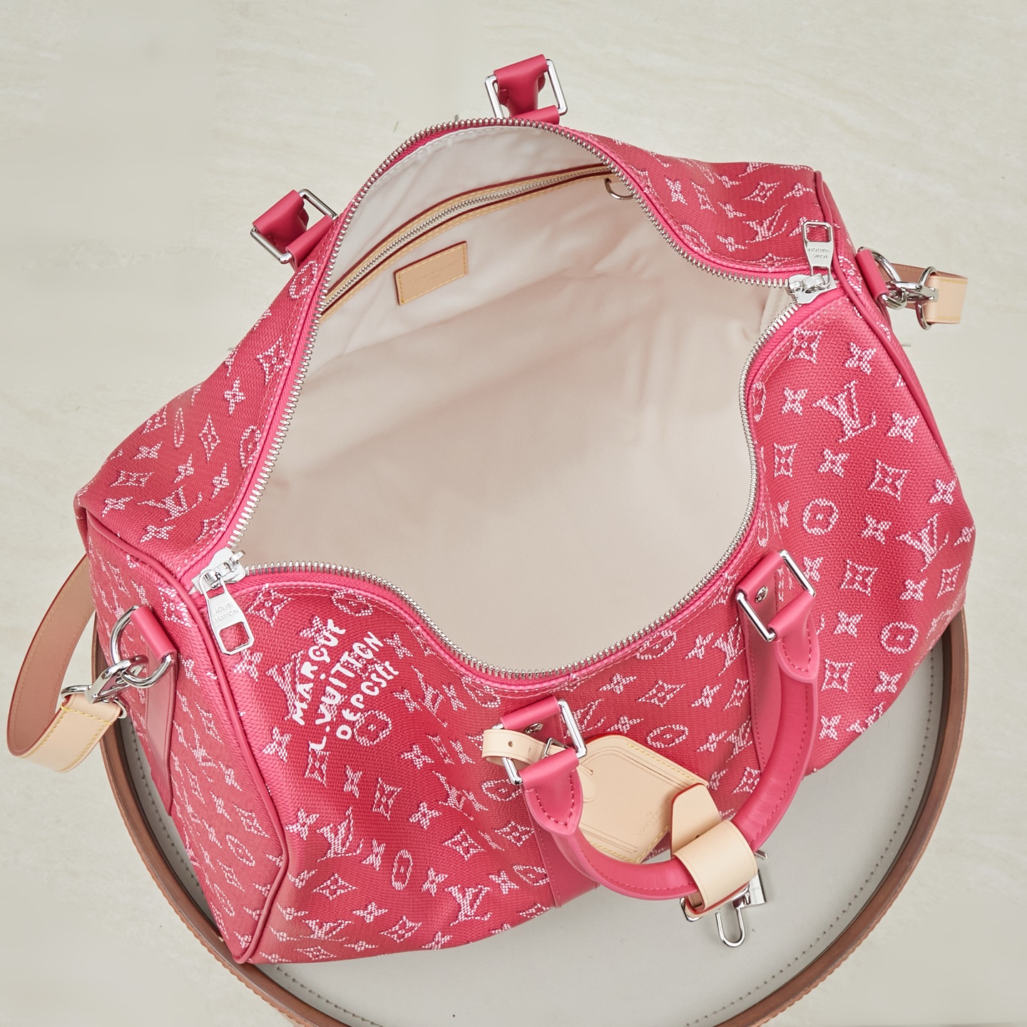 Louis Vuitton Keepall Bandoulière 45 Travel Bag - Image 9
