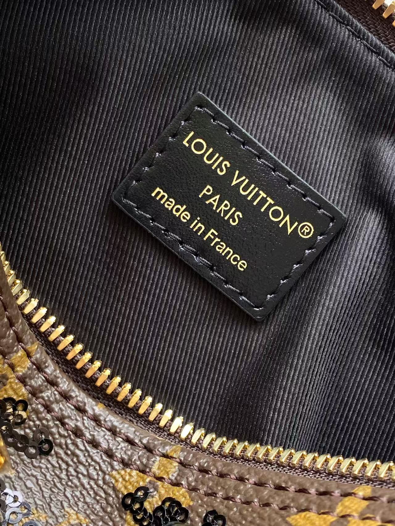 Louis Vuitton Speedy Bandoulière 20 Monogram Sequins Crossbody Bag - Image 9