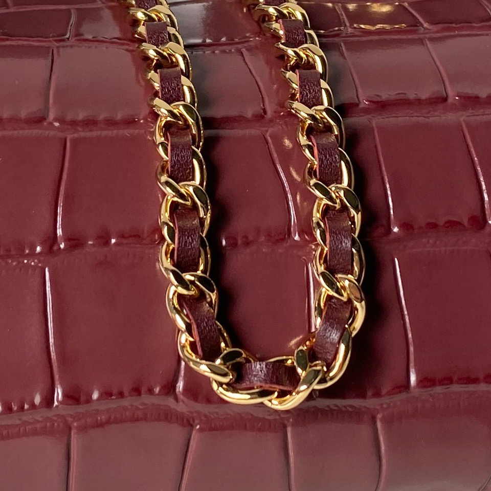 Chanel AS5390 Caviar Leather Boston Cylinder Bag - Image 9