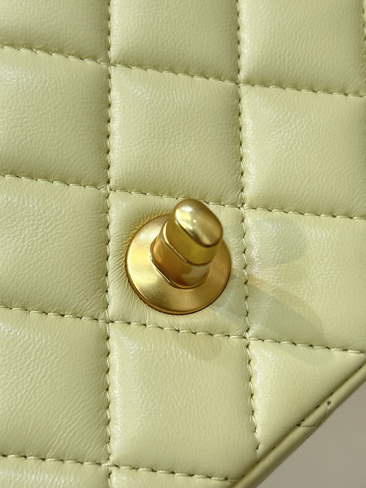 Chanel Small Gold Ball Quilted Crossbody Bag - Image 9