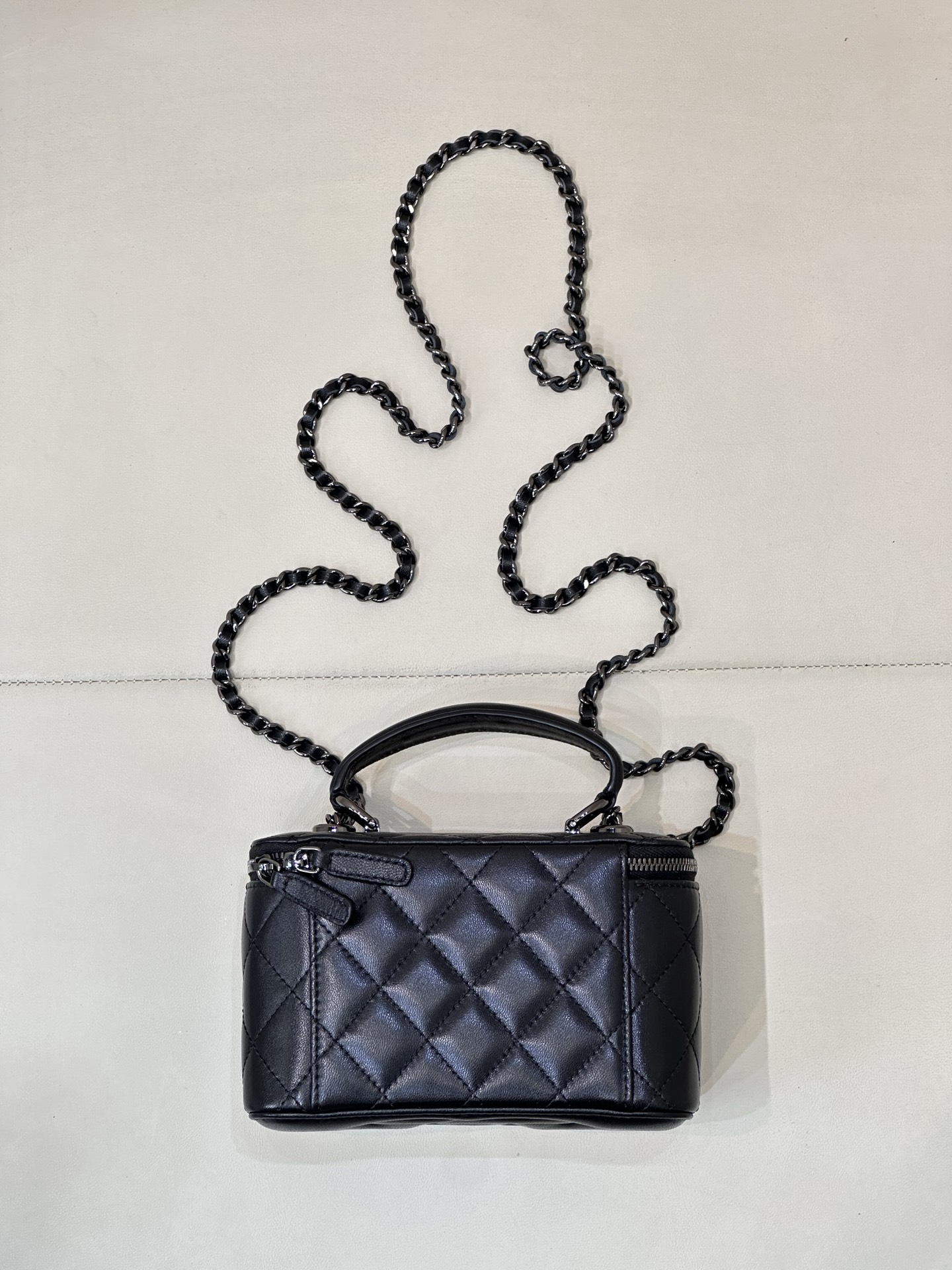 Chanel Trendy CC Box Bag Black Lambskin - Image 9