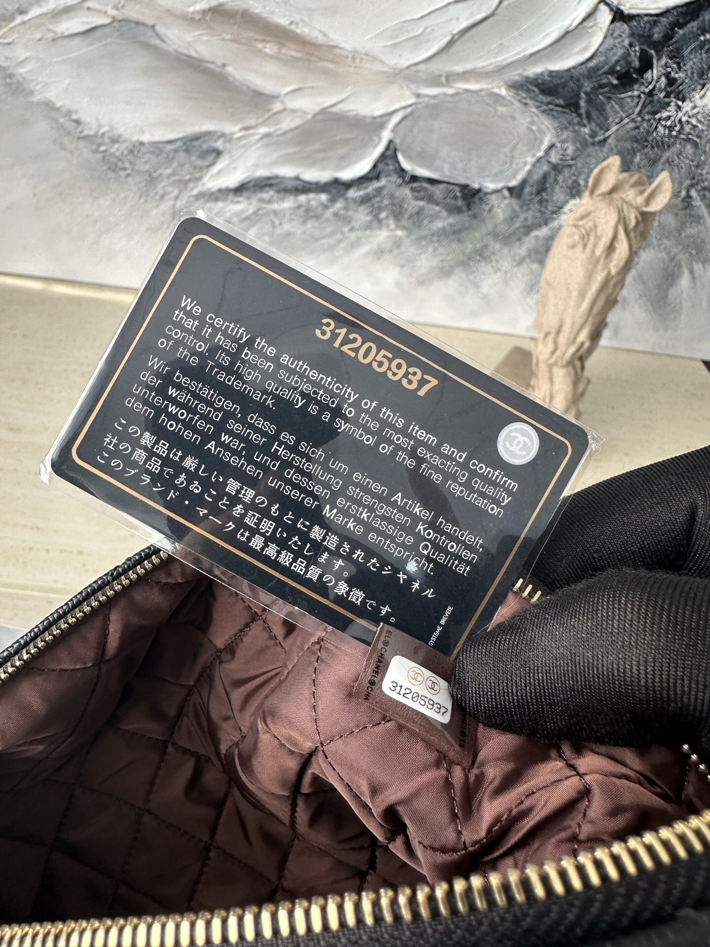 Chanel Spring/Summer Small Zip Carry Bag A4990 - Image 9