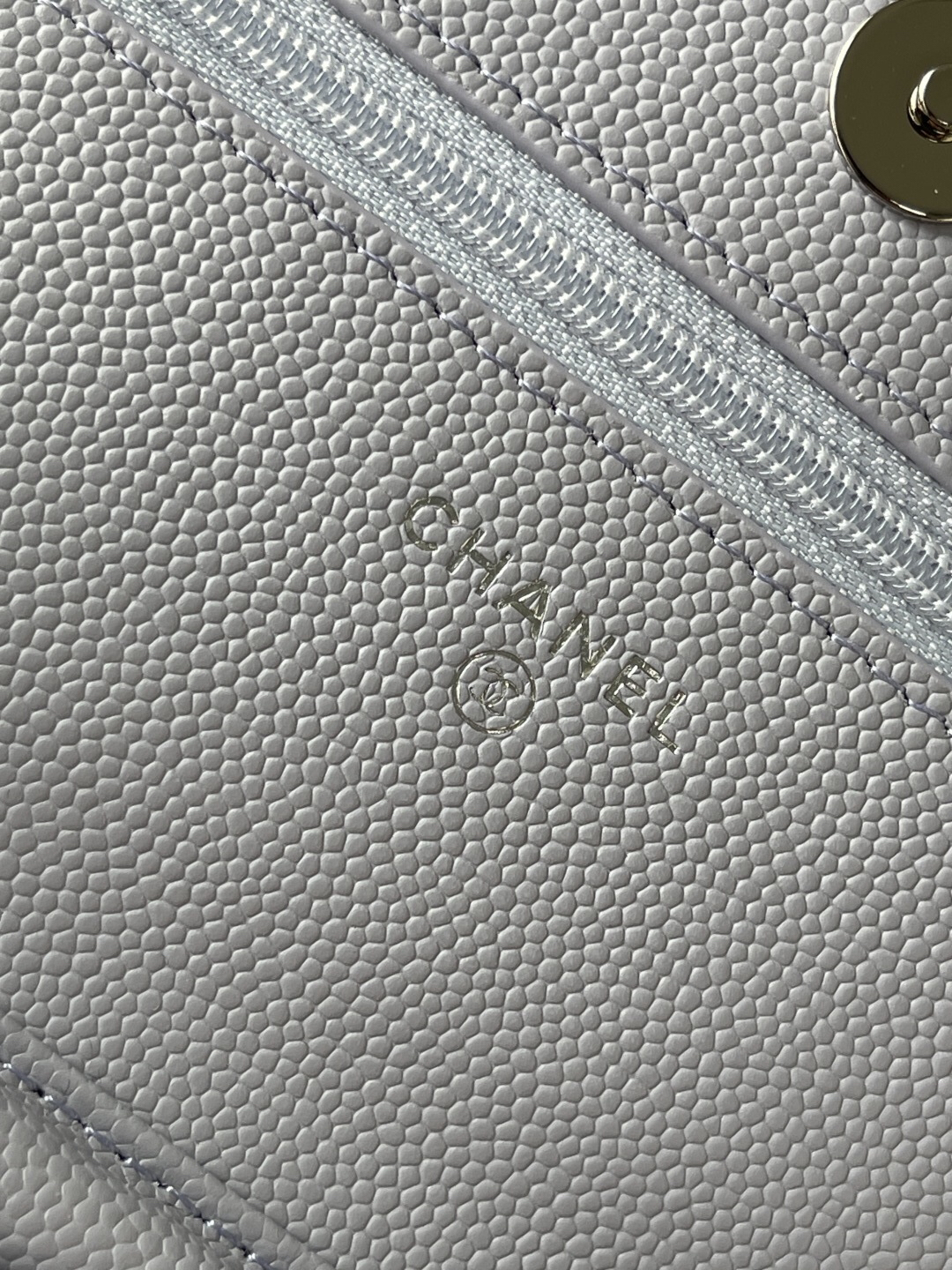 Chanel CF WOC Black Caviar Leather Chain Bag - Image 9