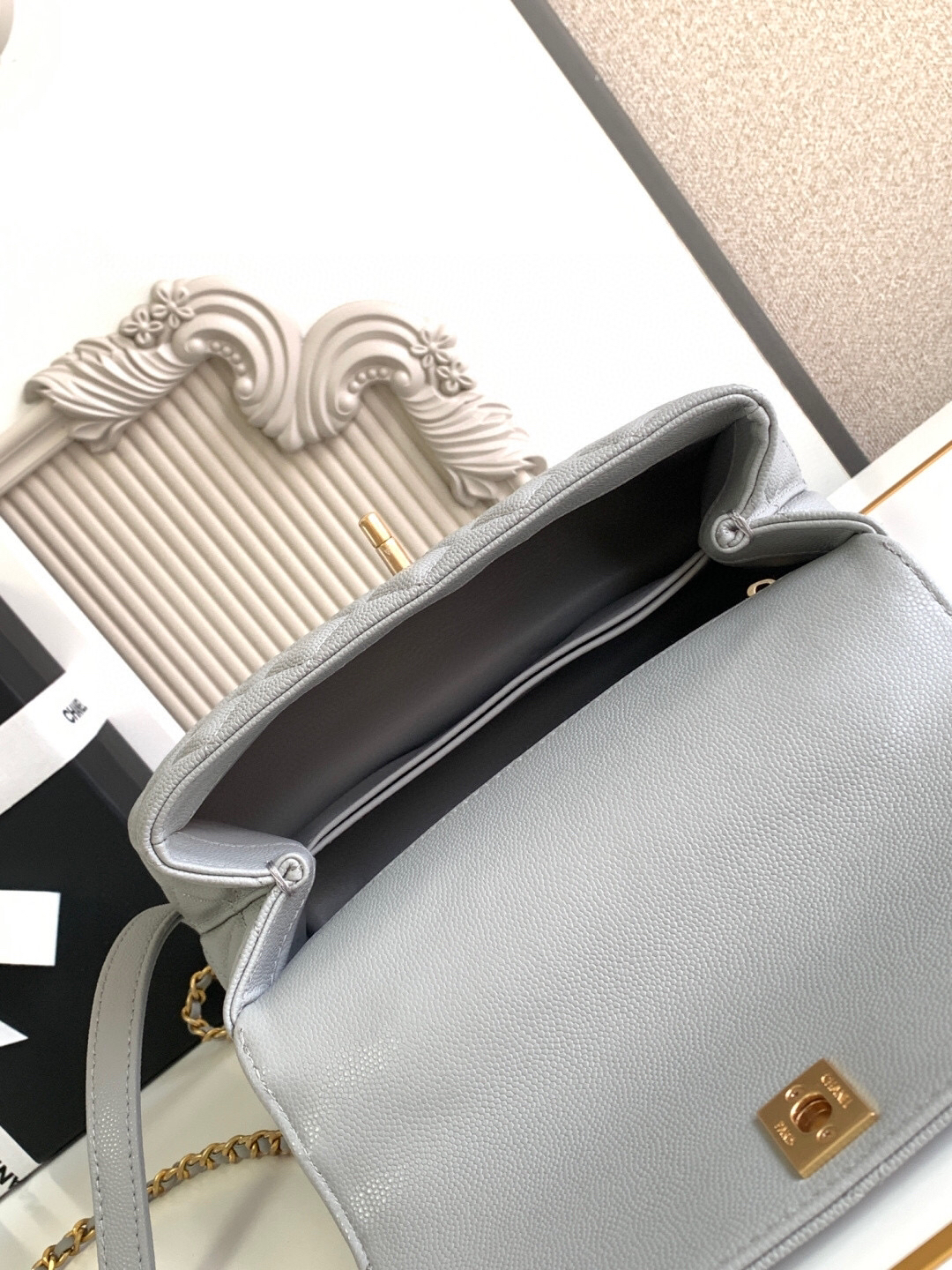 Chanel Coco Handle Classic Top-Handle Bag - Image 9