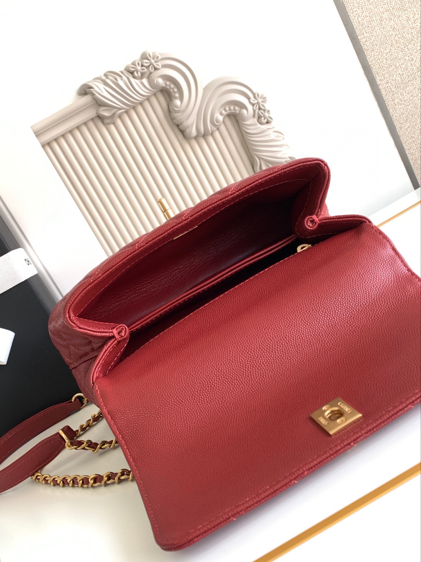 Chanel Coco Handle Classic Top-Handle Handbag - Image 9