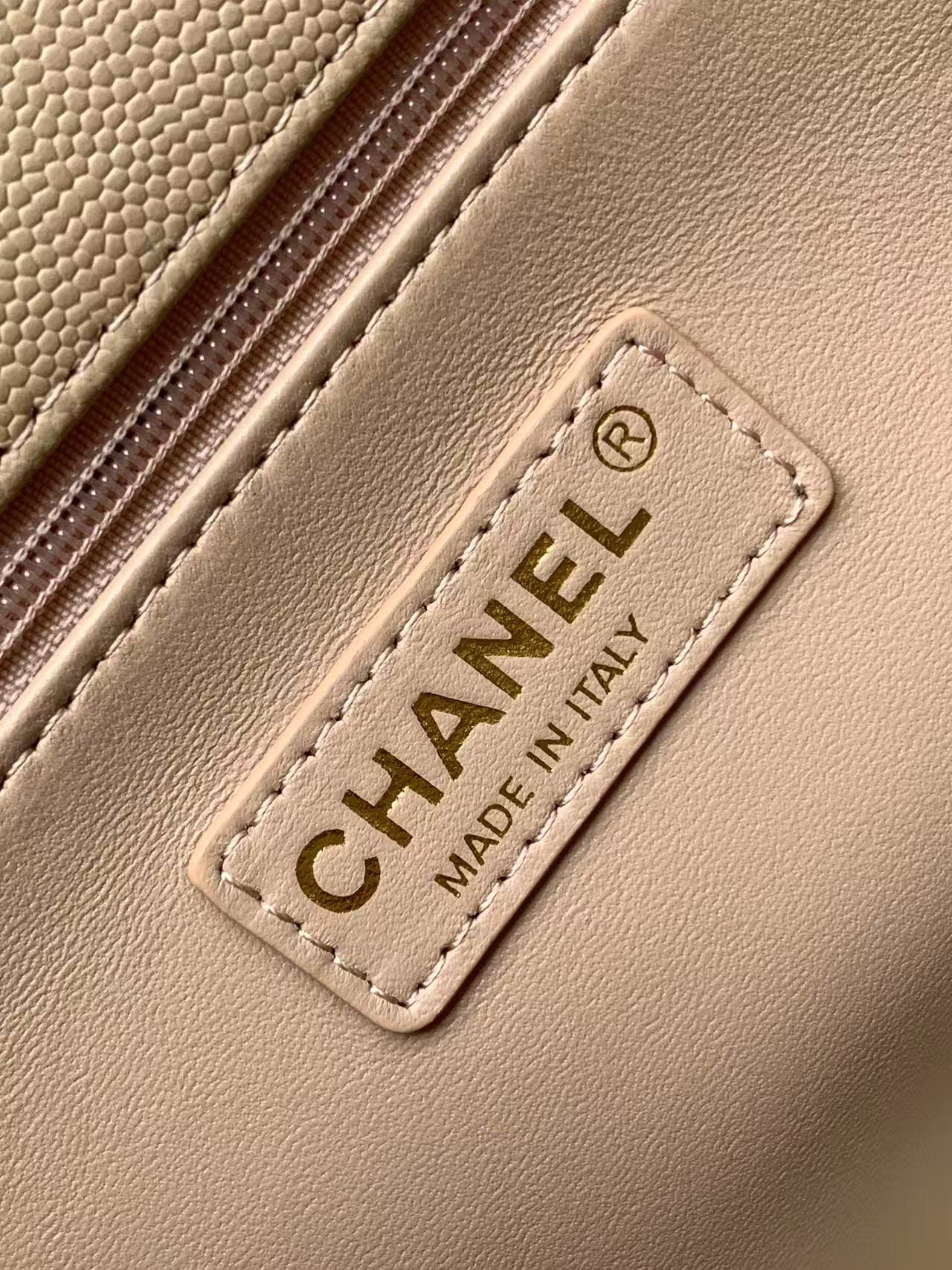 Chanel Coco Handle Mini Handbag in Burgundy Crocodile-Embossed Cowhide - Image 9