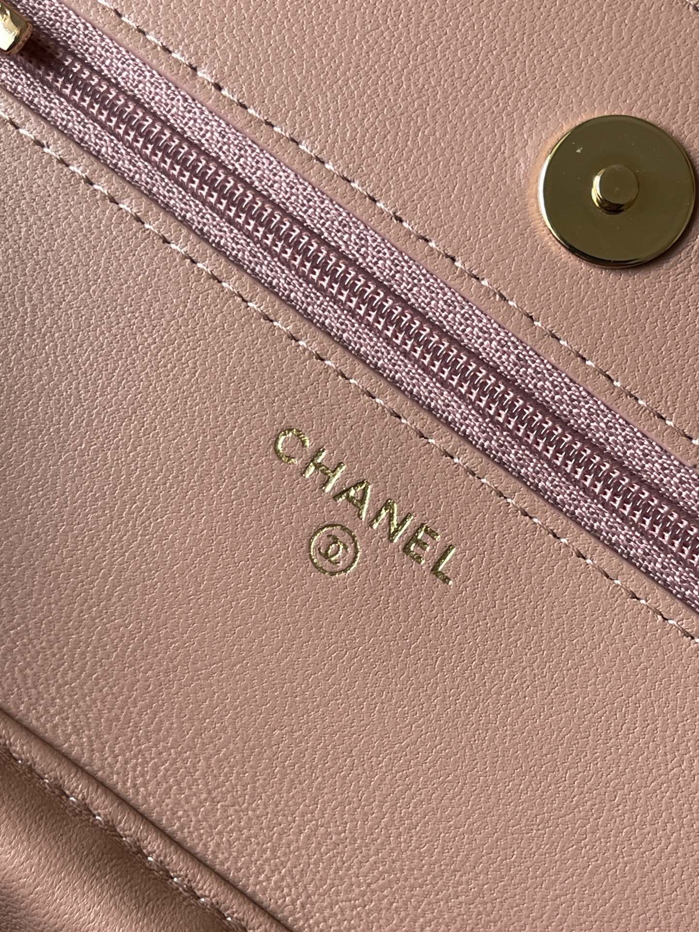 Chanel CF WOC Lambskin Chain Wallet - Image 9