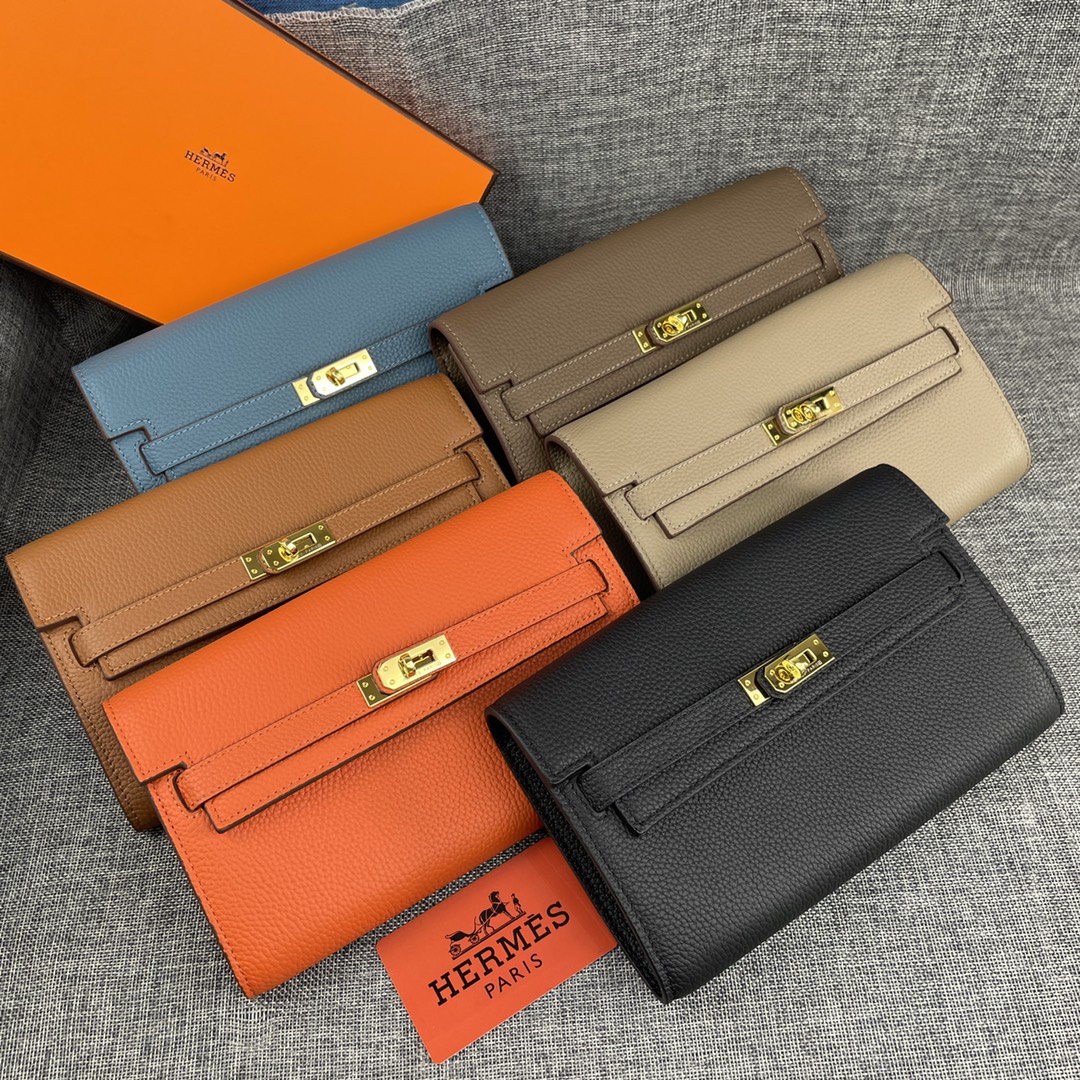 Hermes Kelly Clutch Bag - Image 9