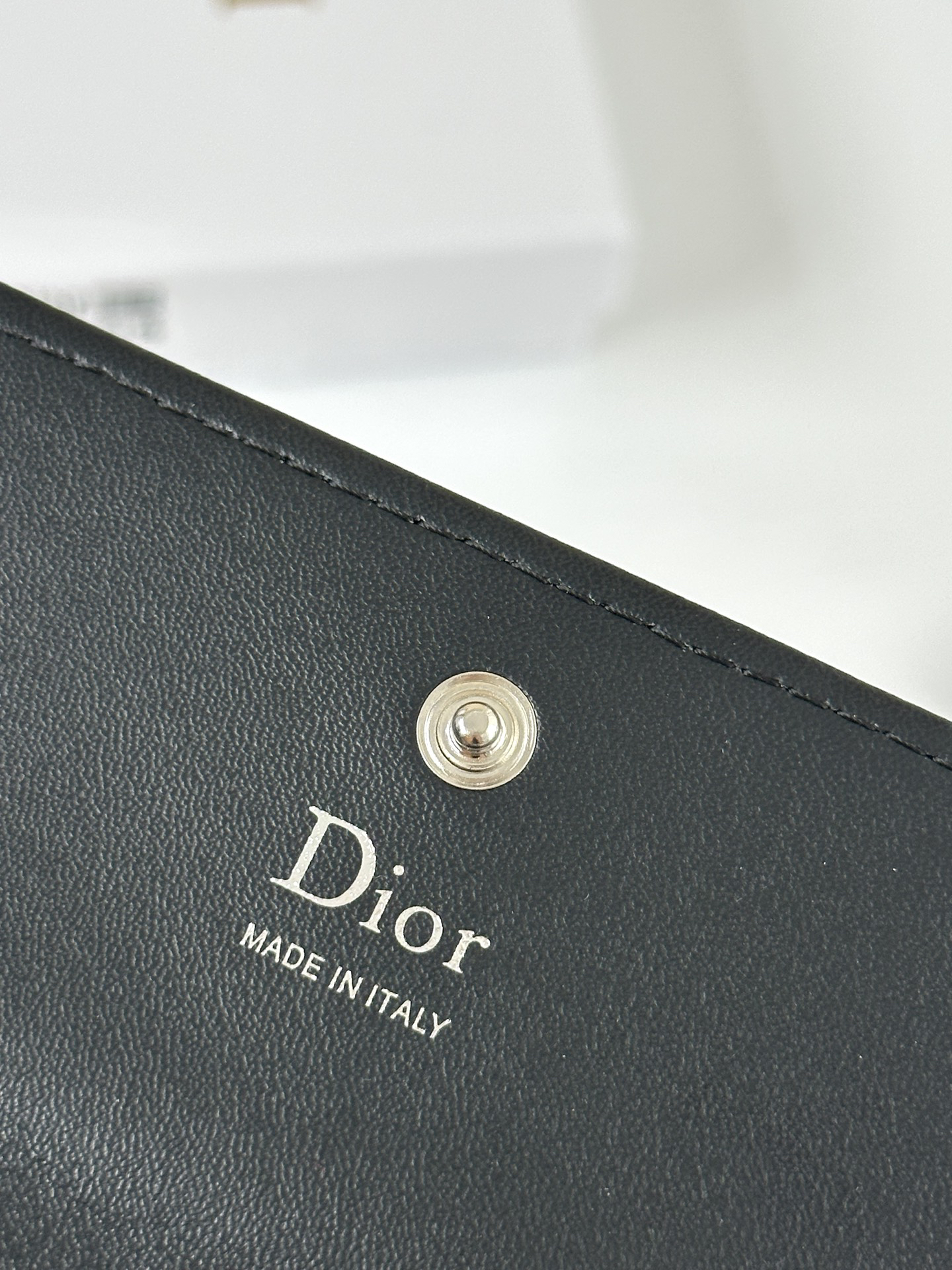 Dior M115 Mini Lady Dior Wallet - Black/Pink - Image 9