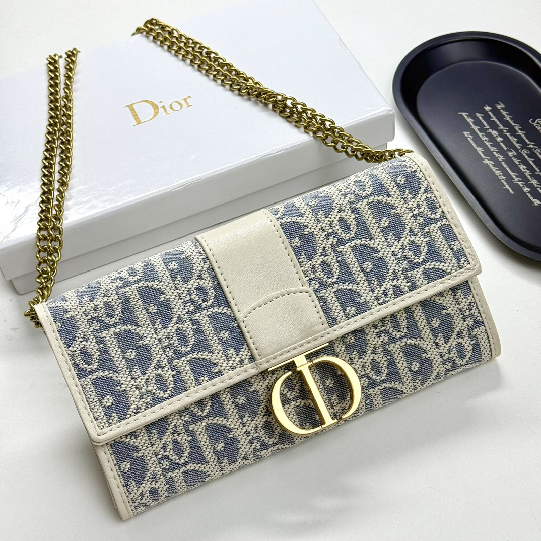 Dior Leather Shoulder Bag 62166 - Image 9