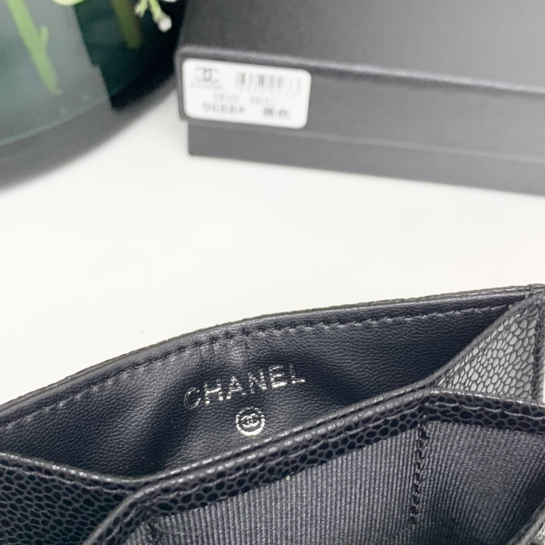 CHANEL AP1081 Grained Goatskin Short Trifold Wallet - Image 9